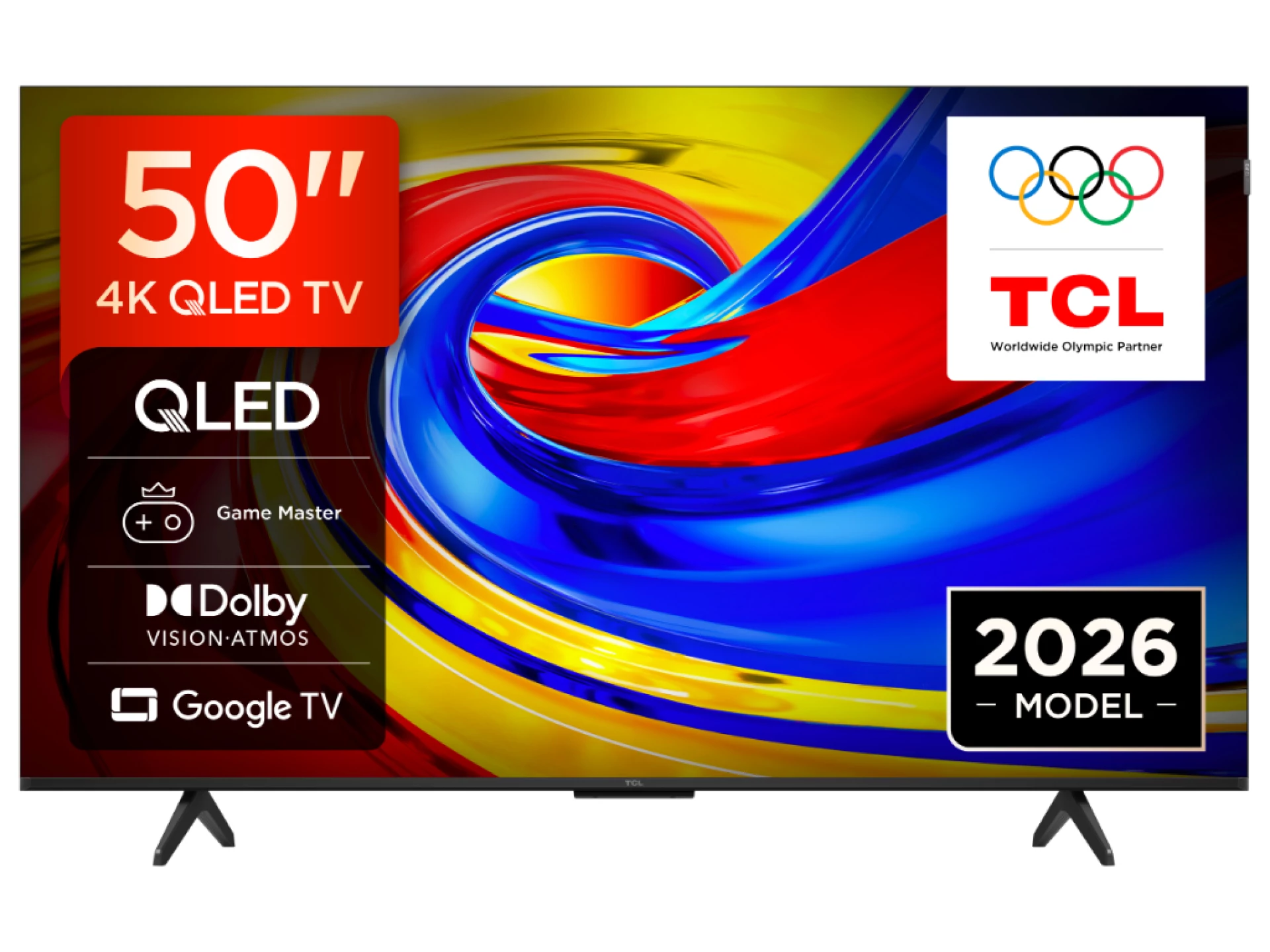 TCL 50"P7L 4K QLED Google TV60Hz, VRR, Dolby Armos;Dolby Vision, 400 nits
