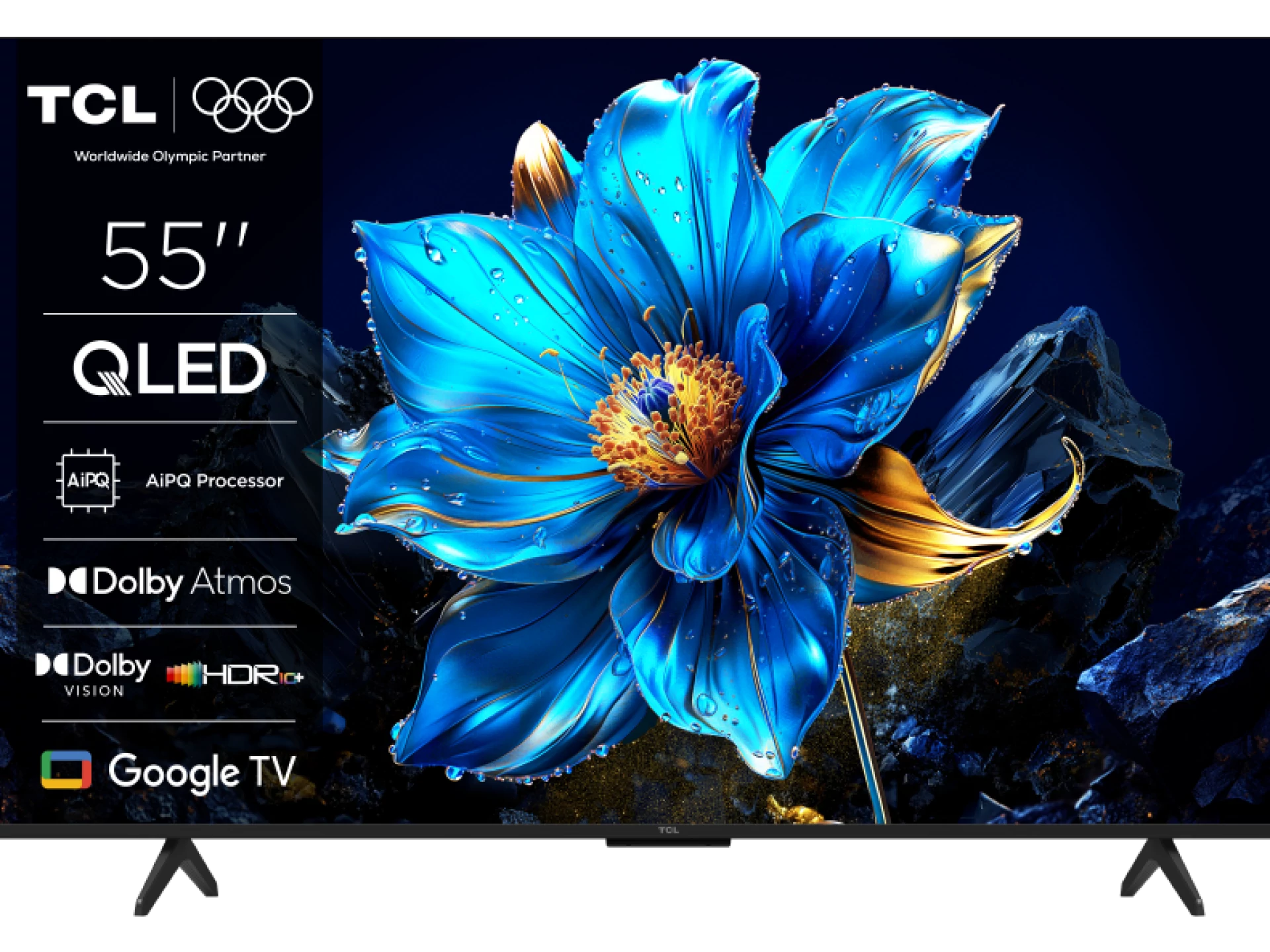 TCL 55"P7K 4K QLED TV 60HzGoogle TV; HDR multi-format;HVA Panel; Game Master; Dolby Atmos;