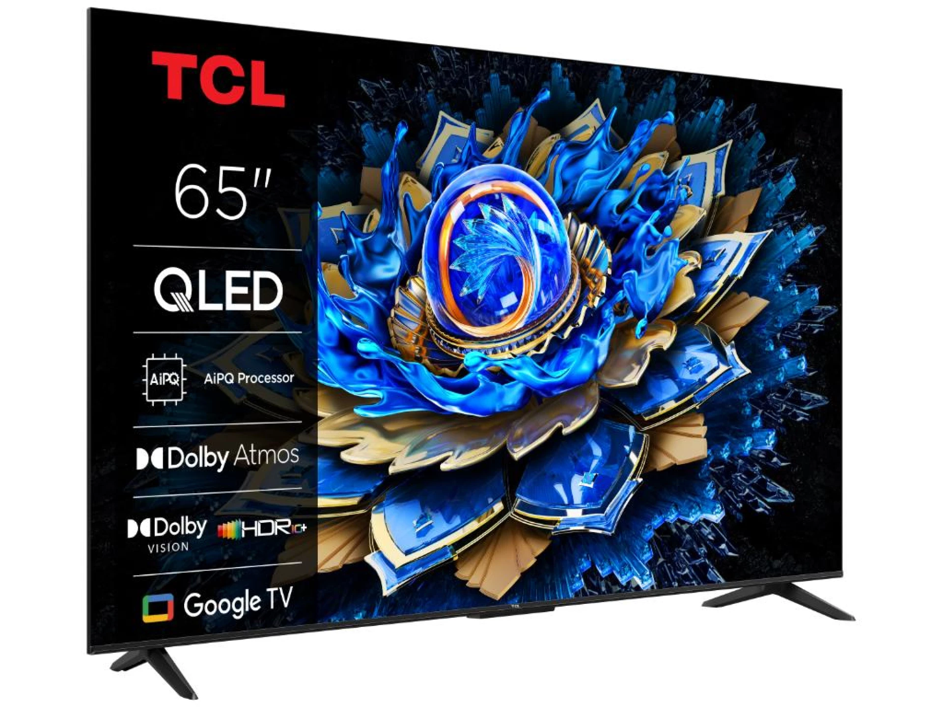 TCL 65"T69C 4K QLED Google TV60Hz (120Hz FHD), Dolby Atmos;Dolby Vision, Onkyo 2.0, 350 nits