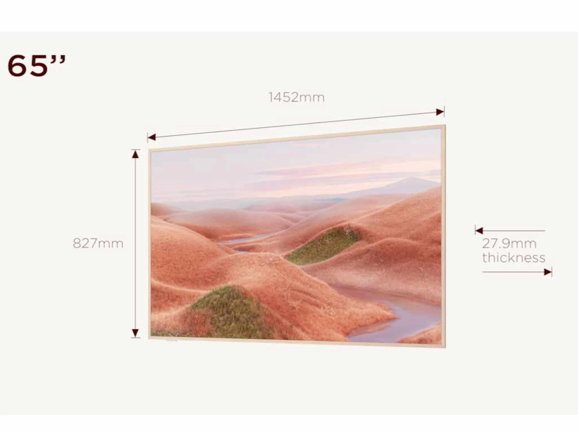 TCL 65"A300W NXTVISION 4K QLEDGoogle OS; 144Hz VRR ART TV;Dolby Atmos; Ambient mode; HDMI 2.1