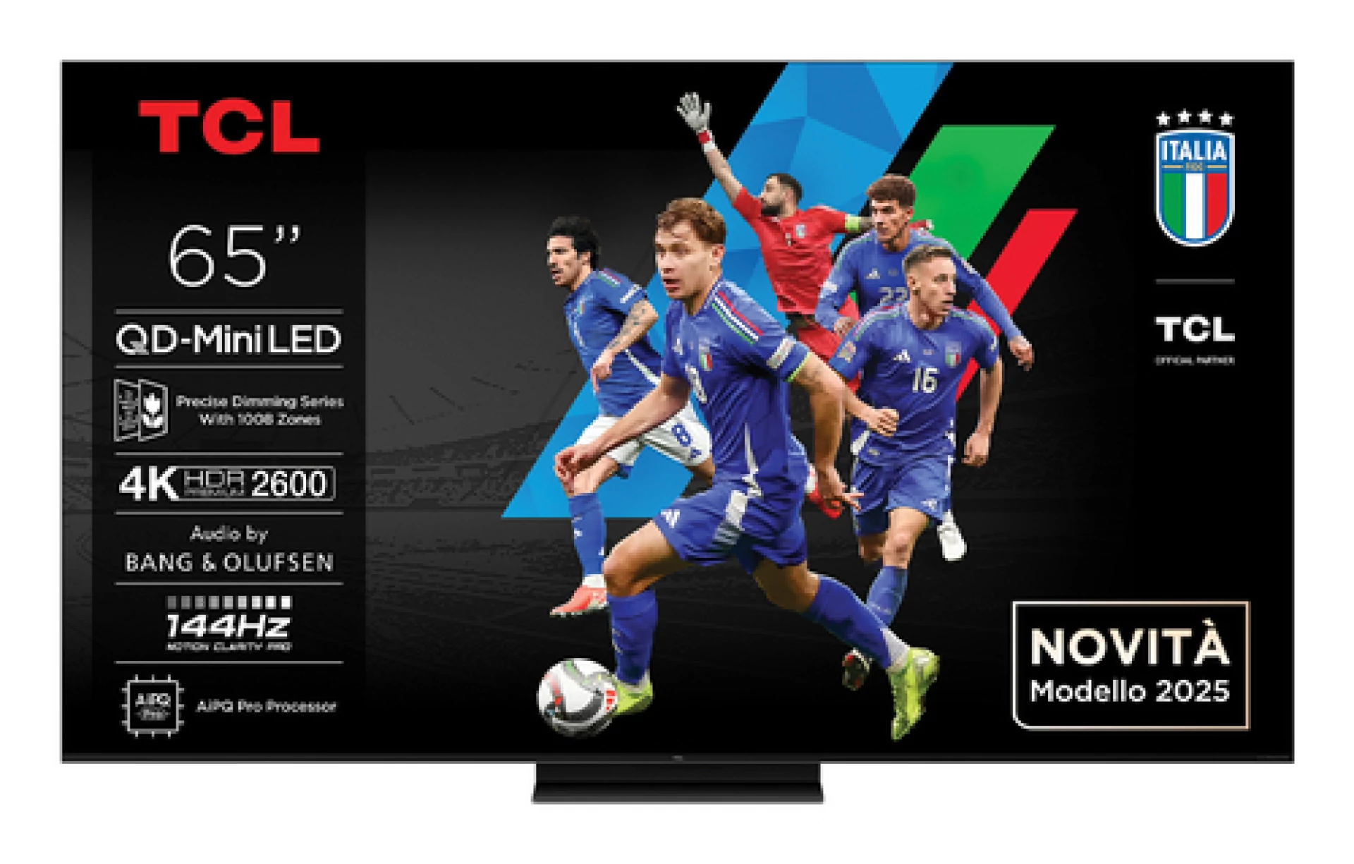 TCL 65"C7K 4K QD-Mini LED TV144Hz Google TV; Game Master;Audio BANG & OLUFSEN; HDR Premium;