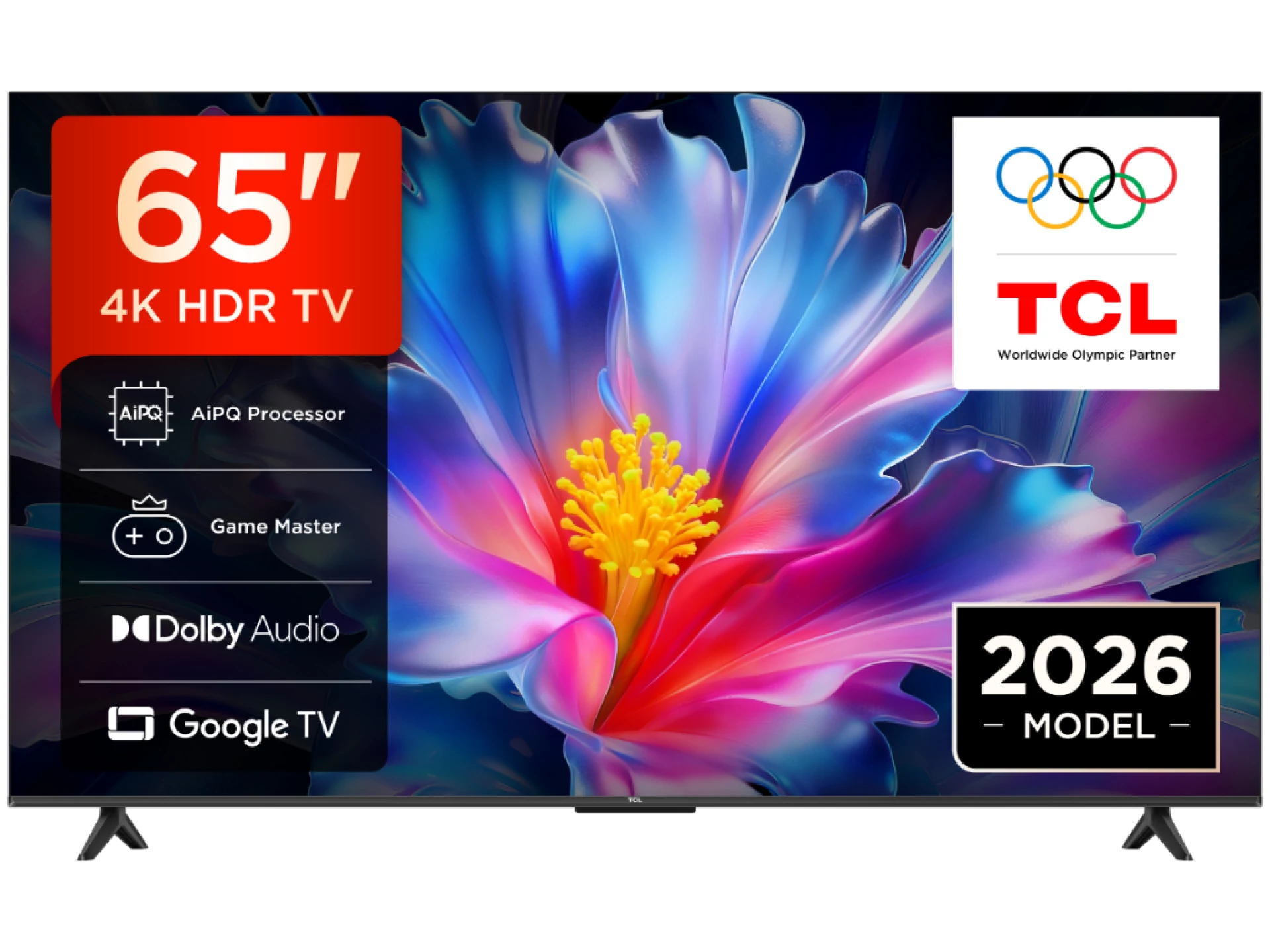 TCL 65"P6L 4K UHD Google TV60Hz, VRR, 270 nits
