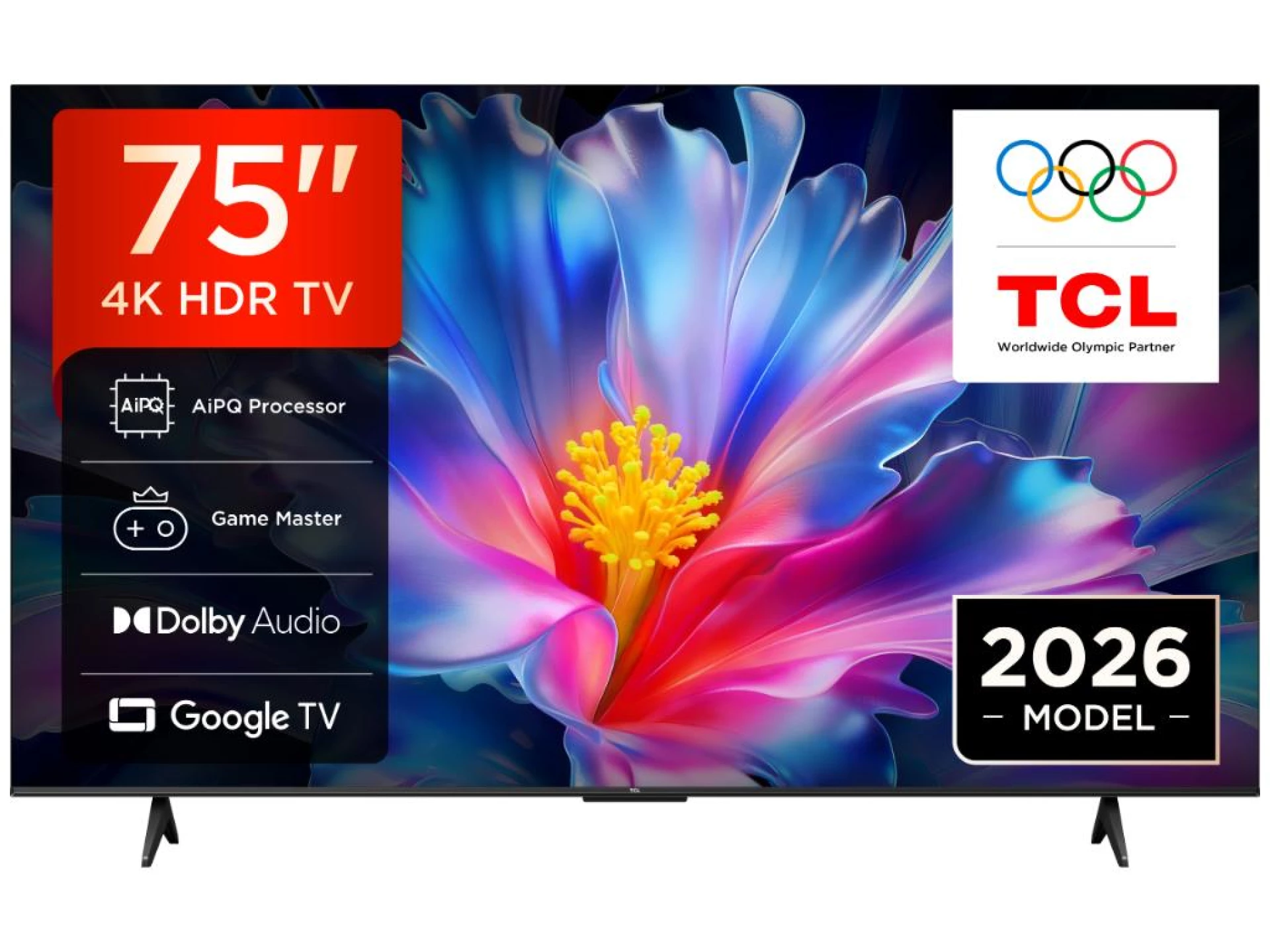 TCL 75"P6L 4K UHD Google TV;60Hz, VRR, 330 nits