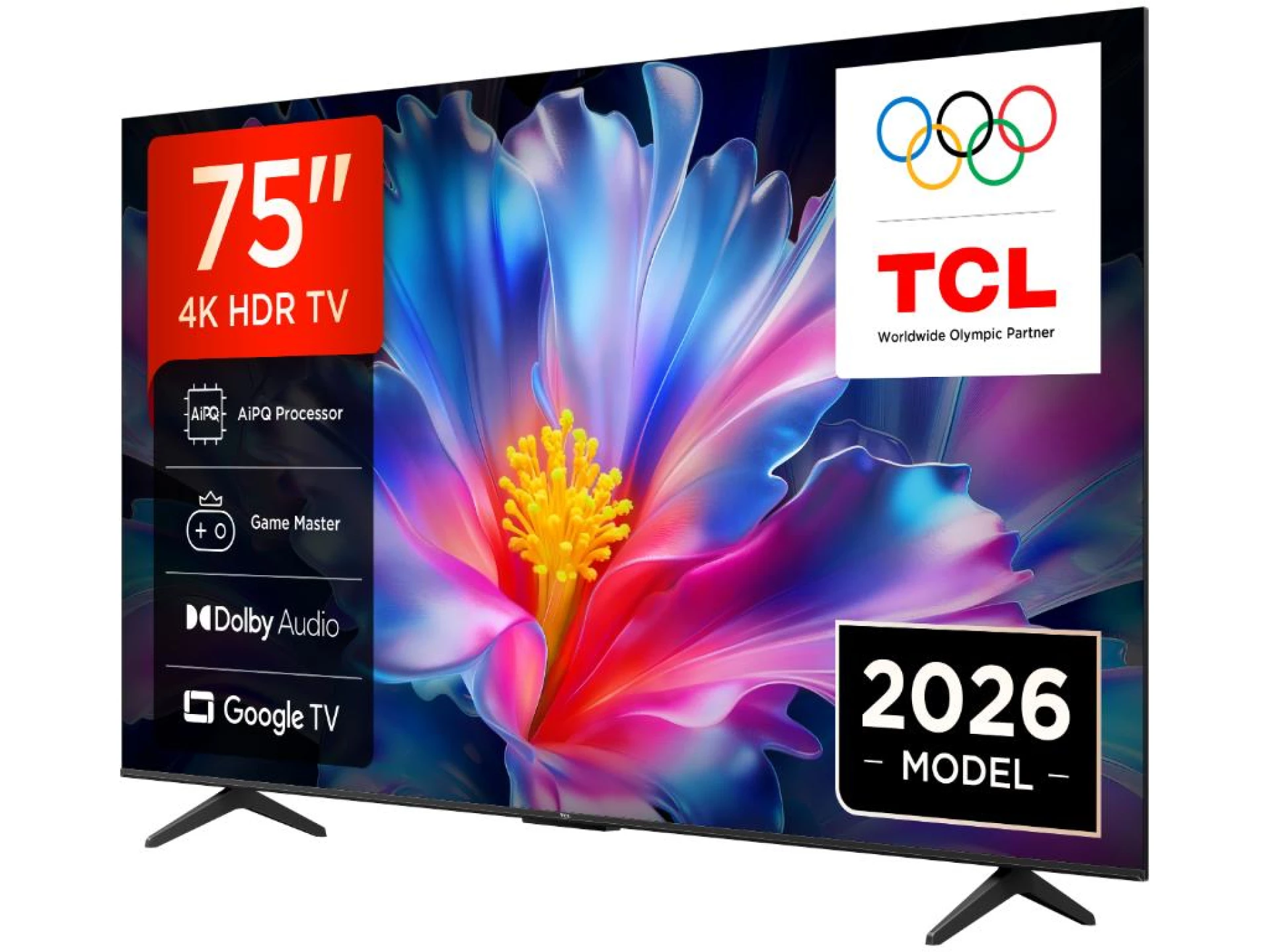 TCL 75"P6L 4K UHD Google TV;60Hz, VRR, 330 nits