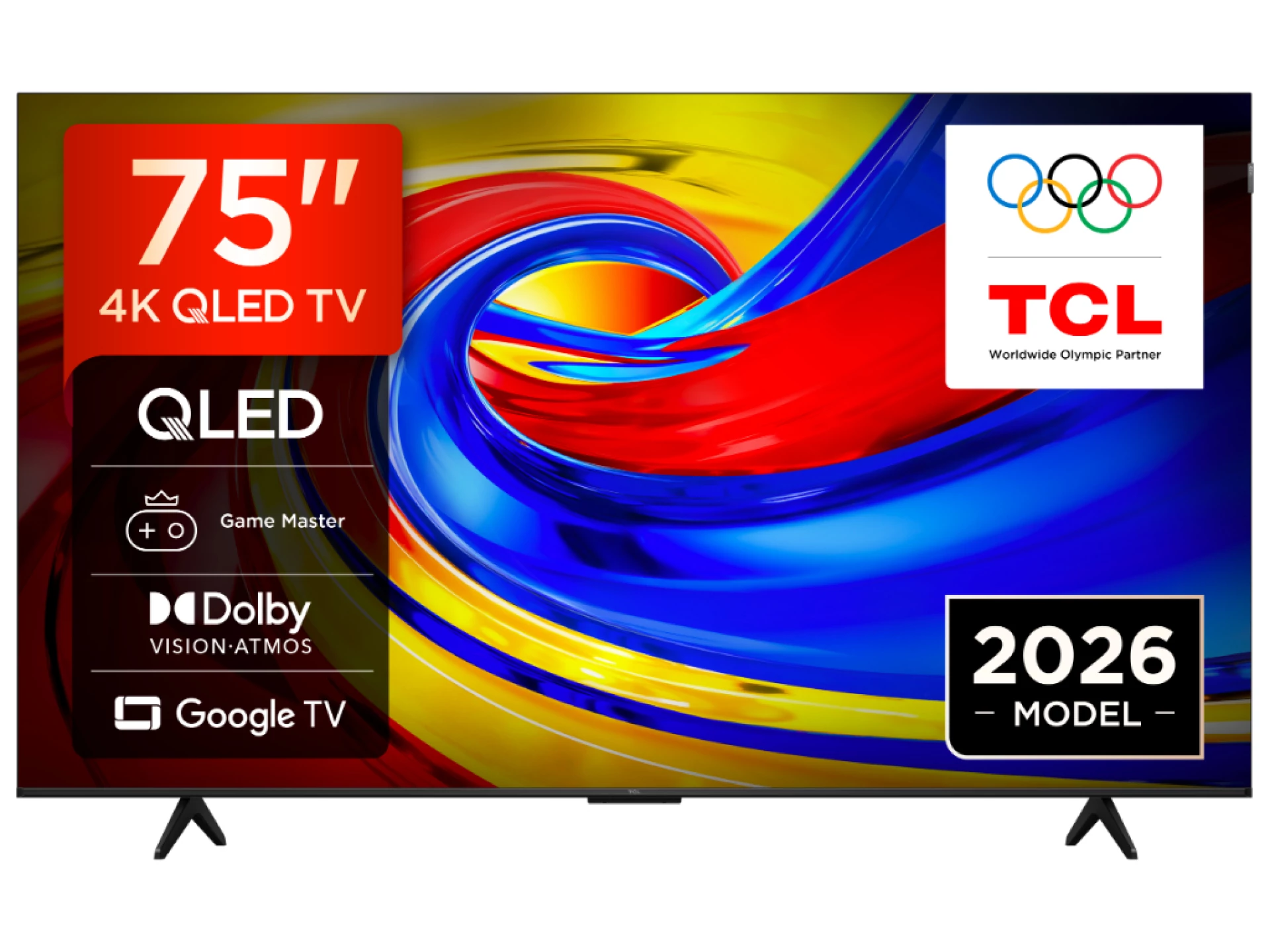 TCL 75"P7L 4K QLED Google TV60Hz, VRR, Dolby Armos;Dolby Vision, 400 nits