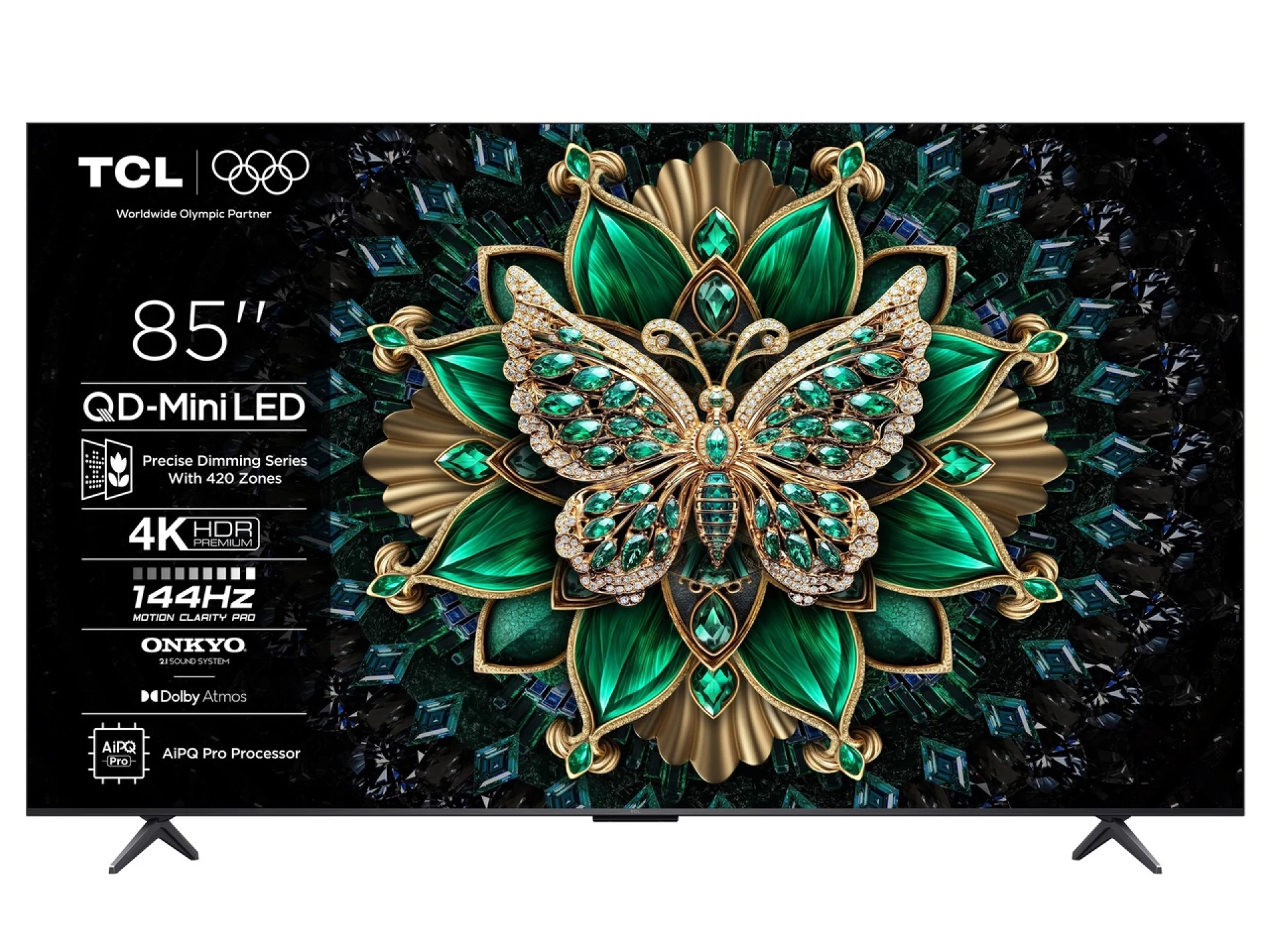 TCL 85"C6K 4K QD-Mini LED TV144Hz Google TV; Game Master;Dolby Atmos; Onkyo 2.1; HDR Premium;