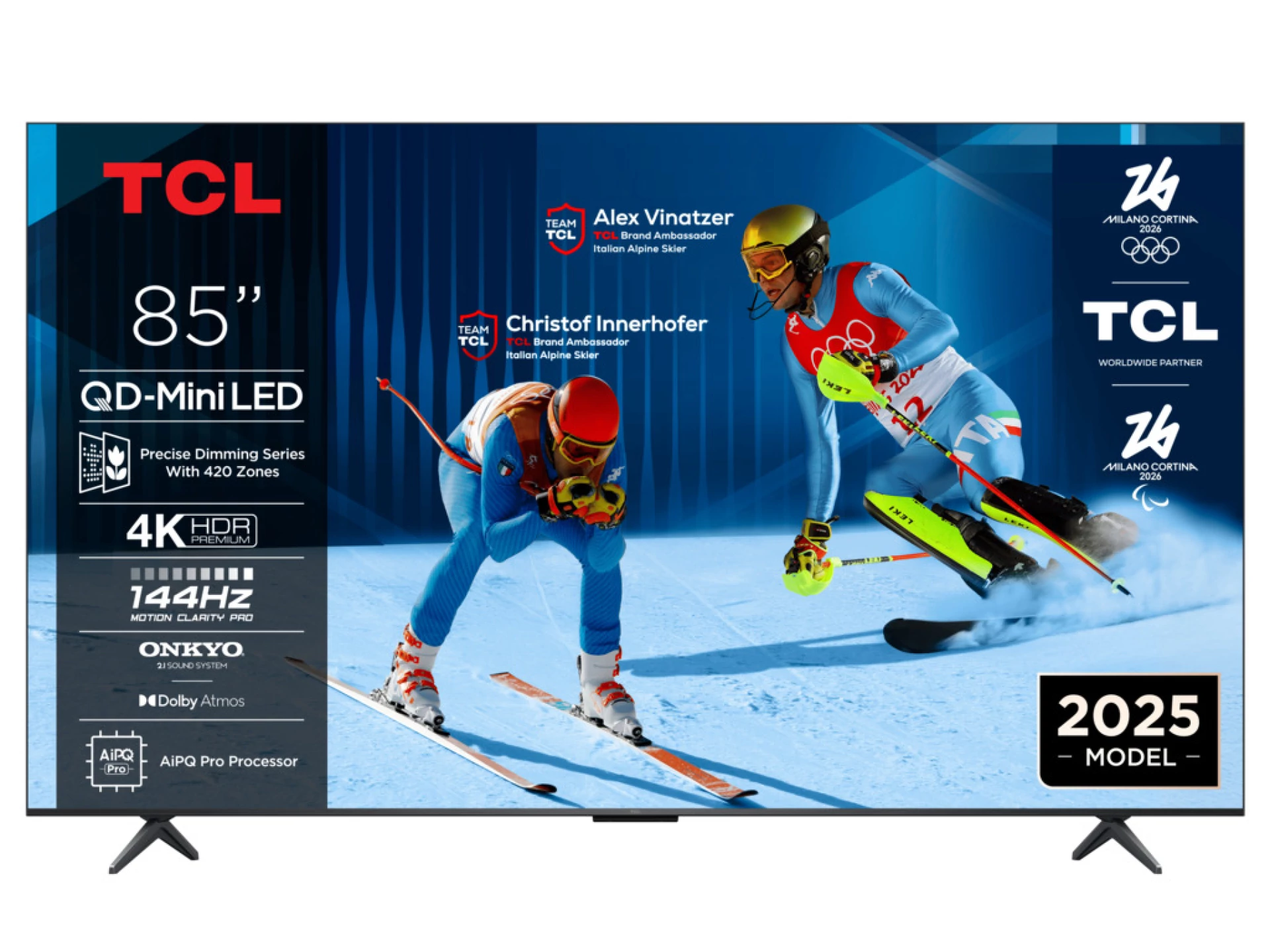 TCL 85"C6K 4K QD-Mini LED TV144Hz Google TV; Game Master;Dolby Atmos; Onkyo 2.1; HDR Premium;