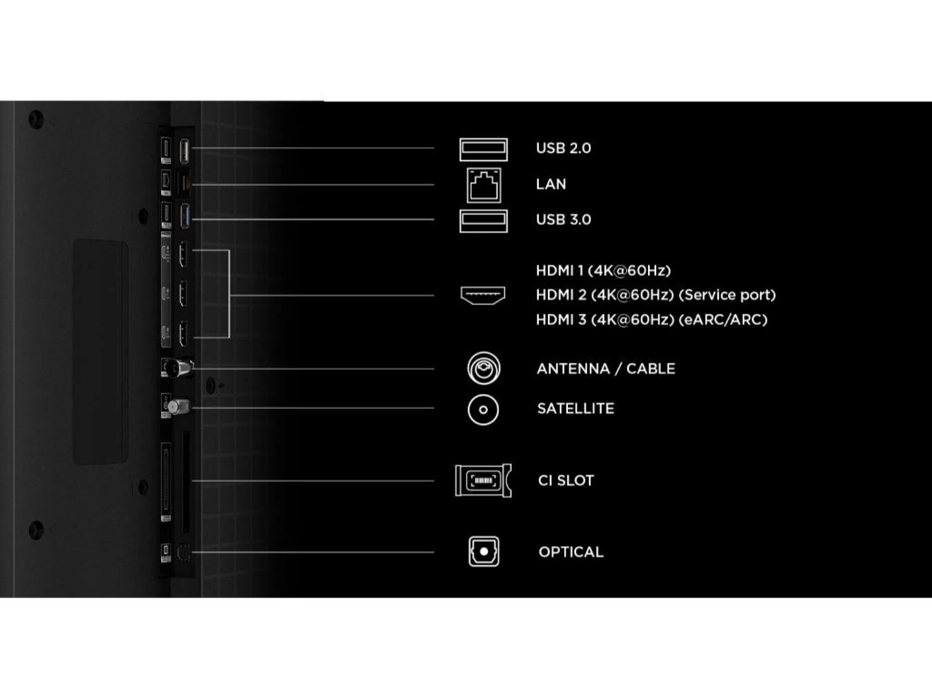 TCL 85"P7L 4K QLED TV 60Hz