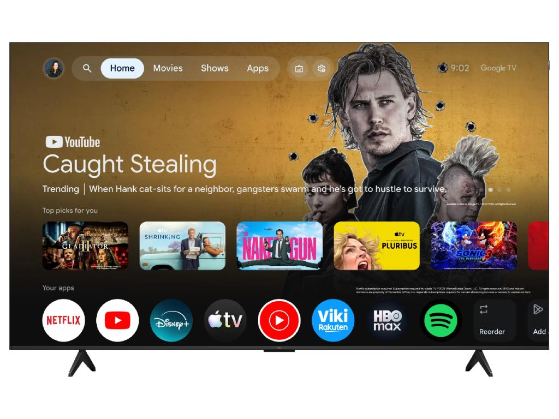 TCL 85"P7L 4K QLED TV 60Hz