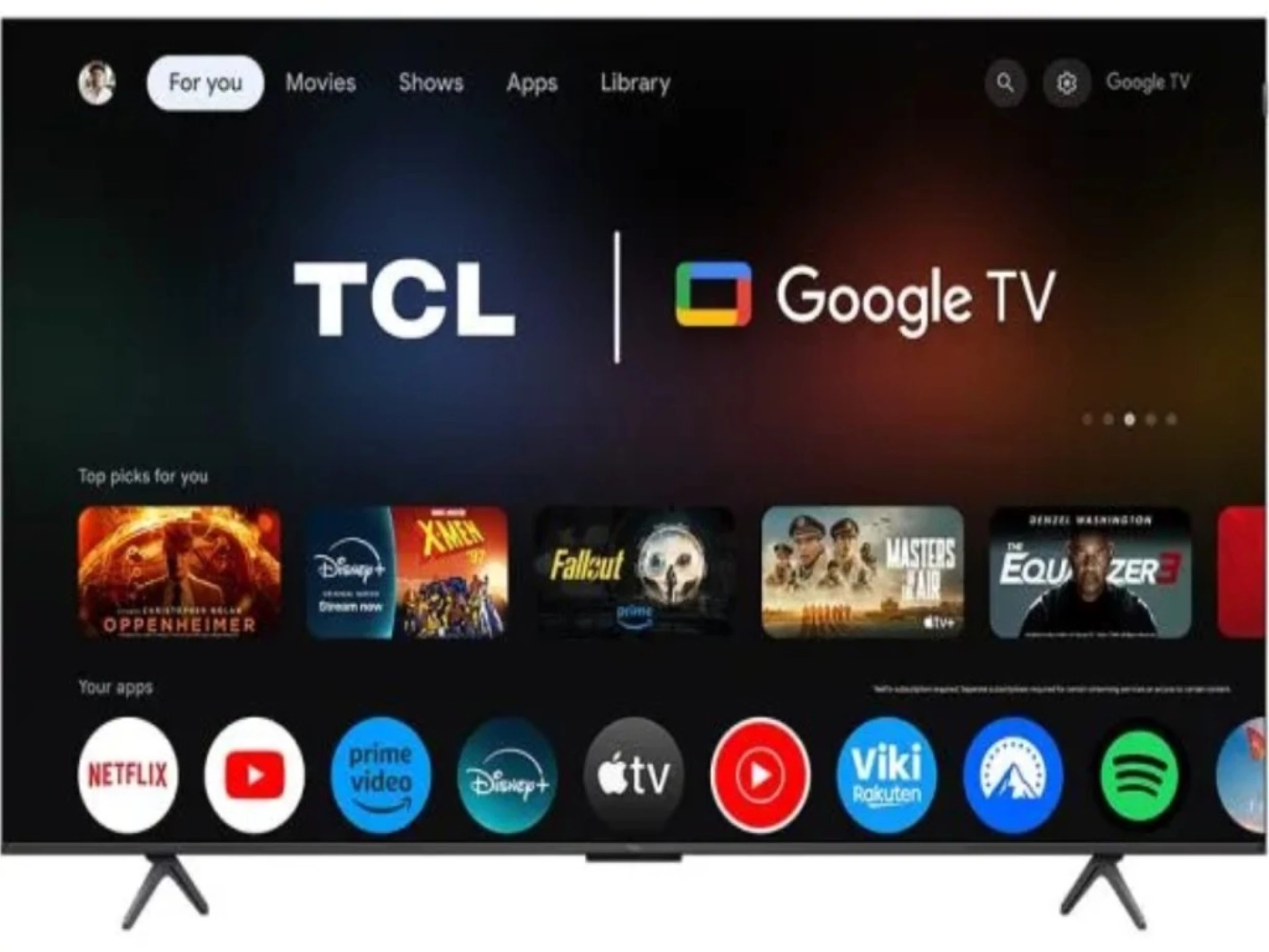 TCL 85"P8K 4K QLED TV 144HzGoogle TV; Motion Clarity Pro;Game Master; Onkyo 2.1;