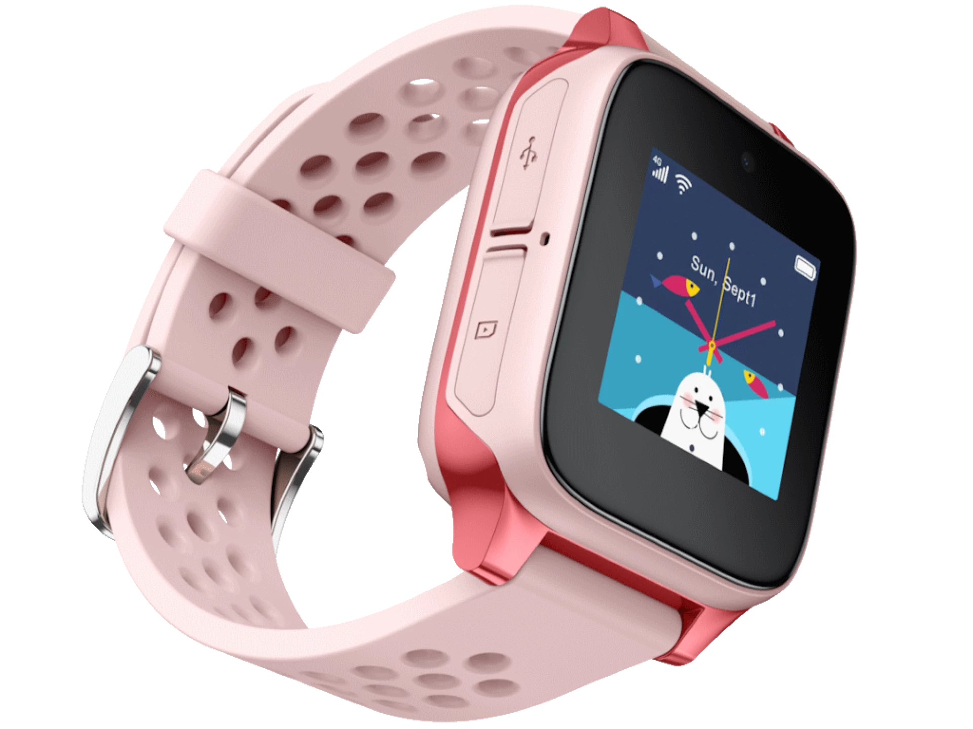 TCL djeciji pametni sat MT46X Pink Precizan GPS, SOS dugme