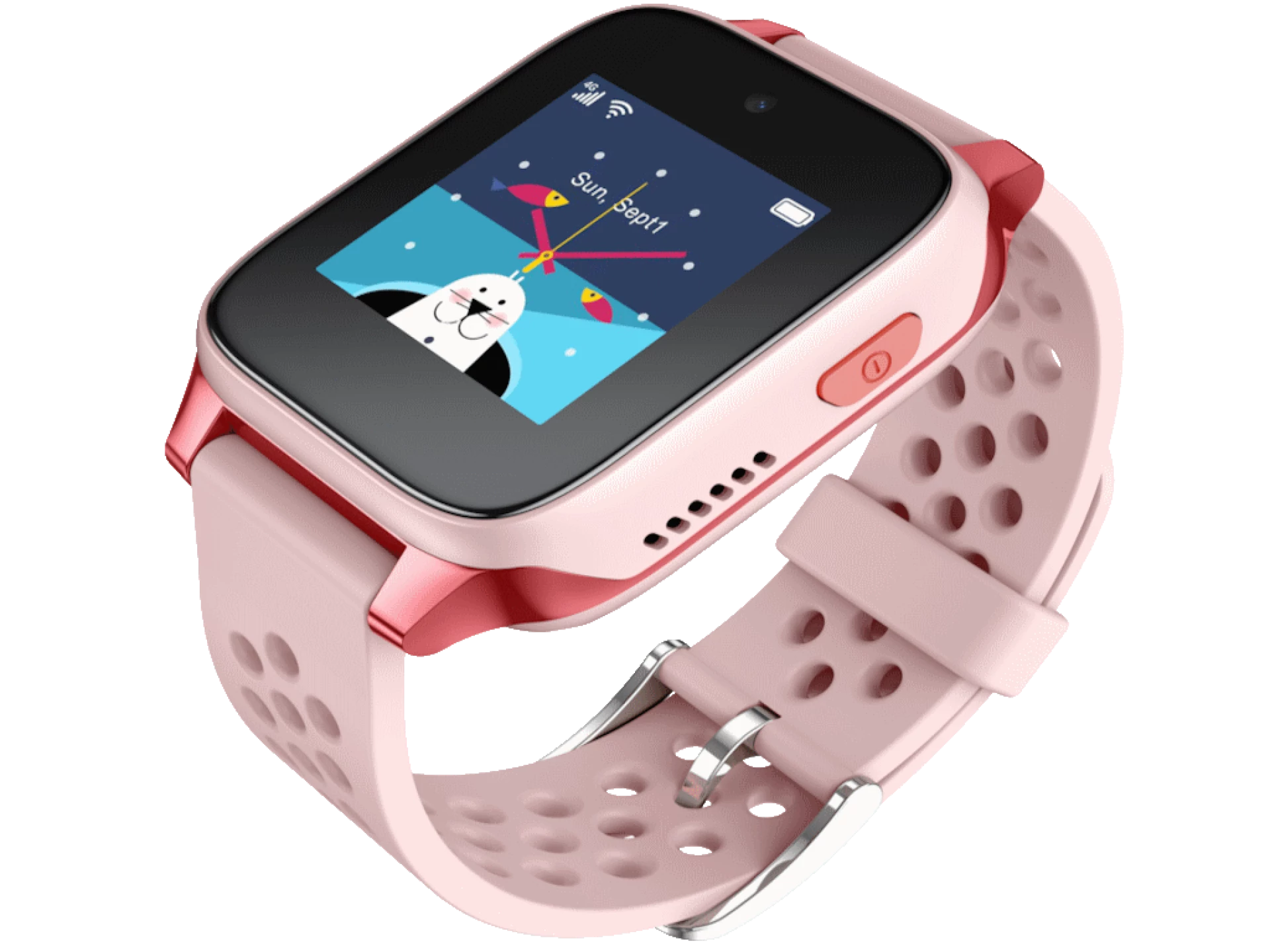 TCL djeciji pametni sat MT46X Pink Precizan GPS, SOS dugme