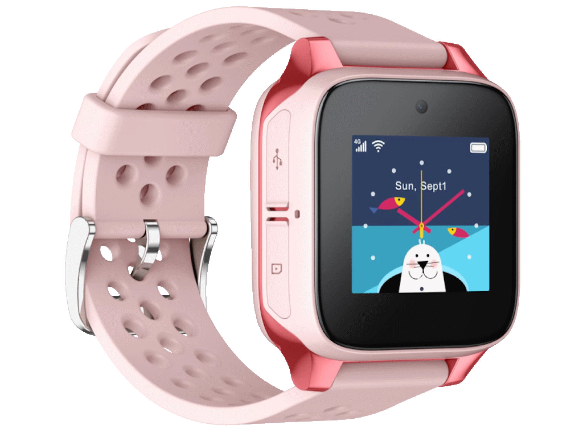 TCL djeciji pametni sat MT46X Pink Precizan GPS, SOS dugme