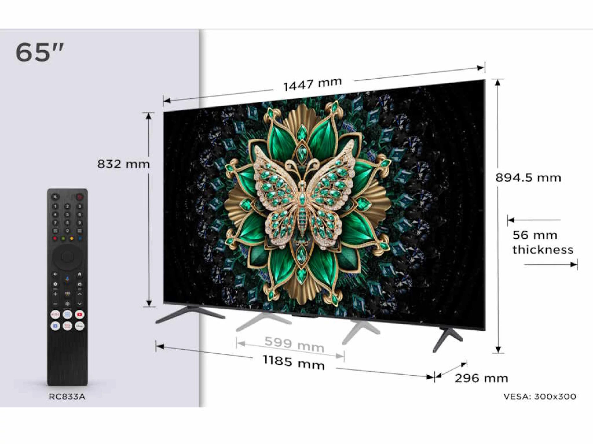 TCL TV 65C6K 4K QLED