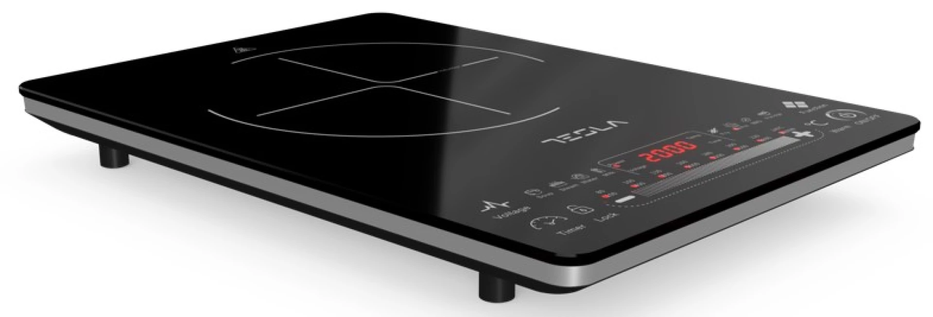 TESLA Indukcijski rešo IC400BSnaga 2000 W; Touch dugmići; 8 nivoa snage i temperature; 9 prog kuh