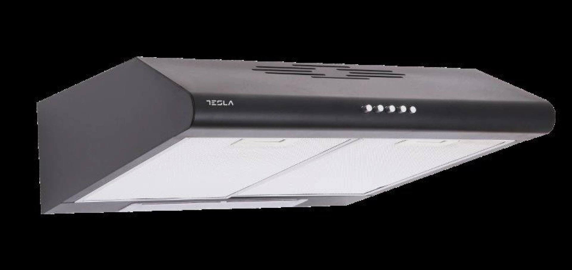 TESLA Podugrad. napa DB600SB usisna snaga 280 m3/h; motor110W; 3 brzine; 1 halogena; 65 dB