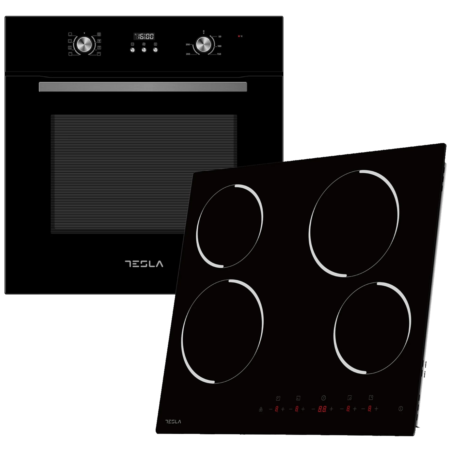 Tesla Set ugradbena pećnica /ploča, BO901MB+HV6401MB