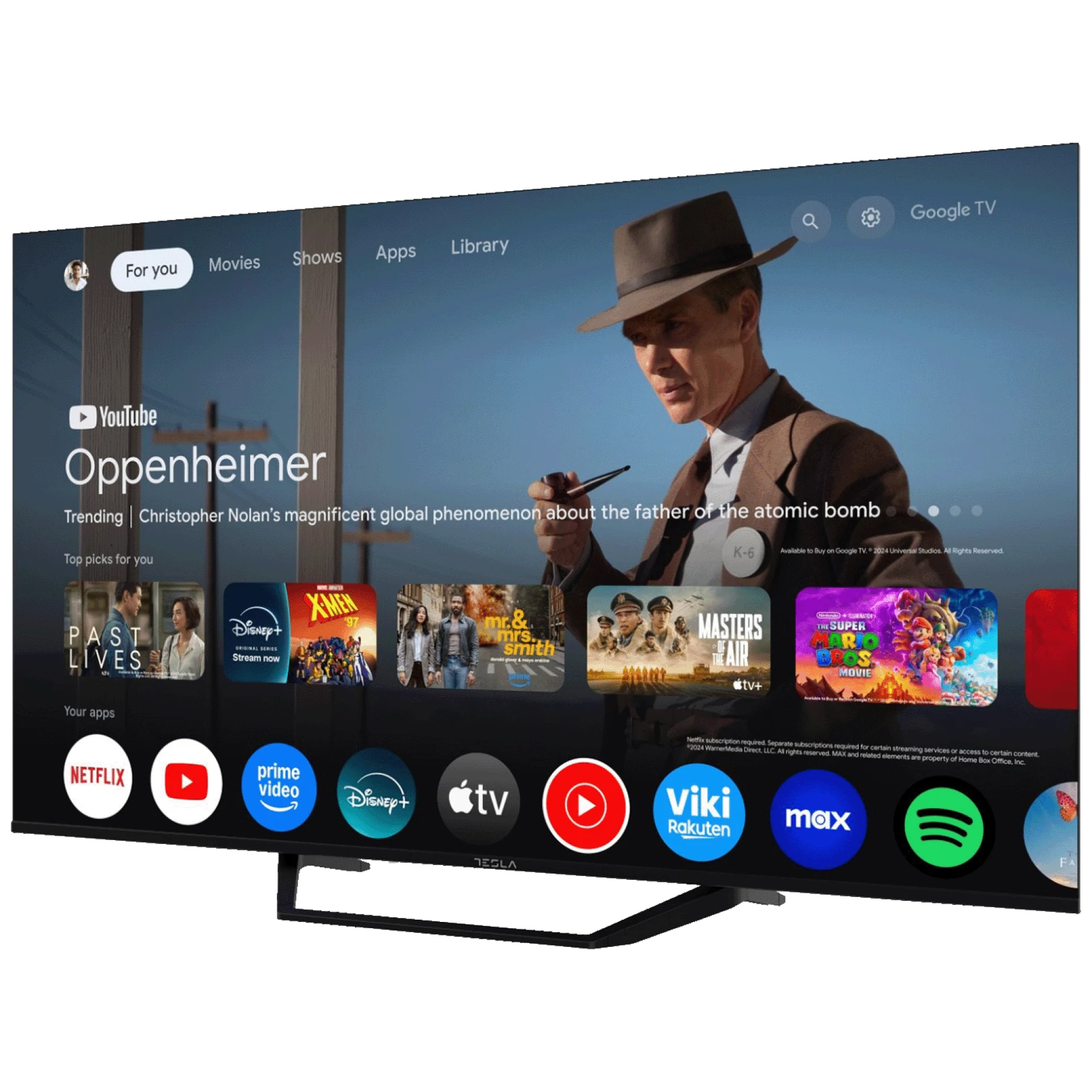 Tesla Televizor Smart LED 4K UltraHD 55", Google TV - 55E655BUS