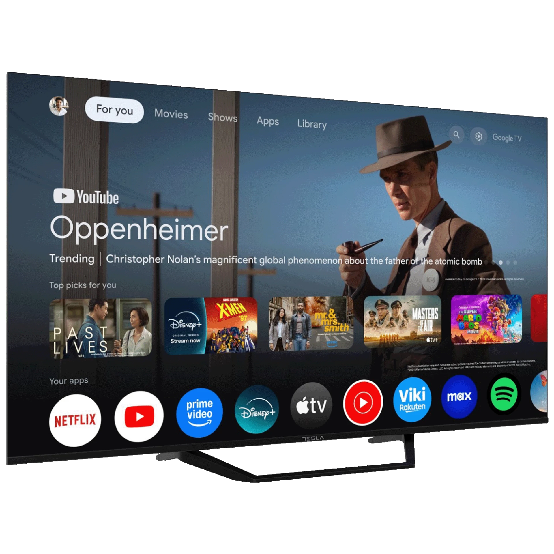 Tesla Televizor Smart LED 4K UltraHD 65", Google TV - 65E655BUS
