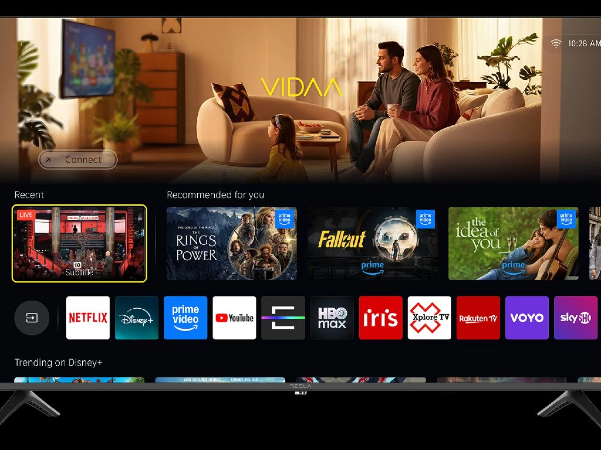 TESLA TV 50H665BUV UHD SMART  VIDAA OS