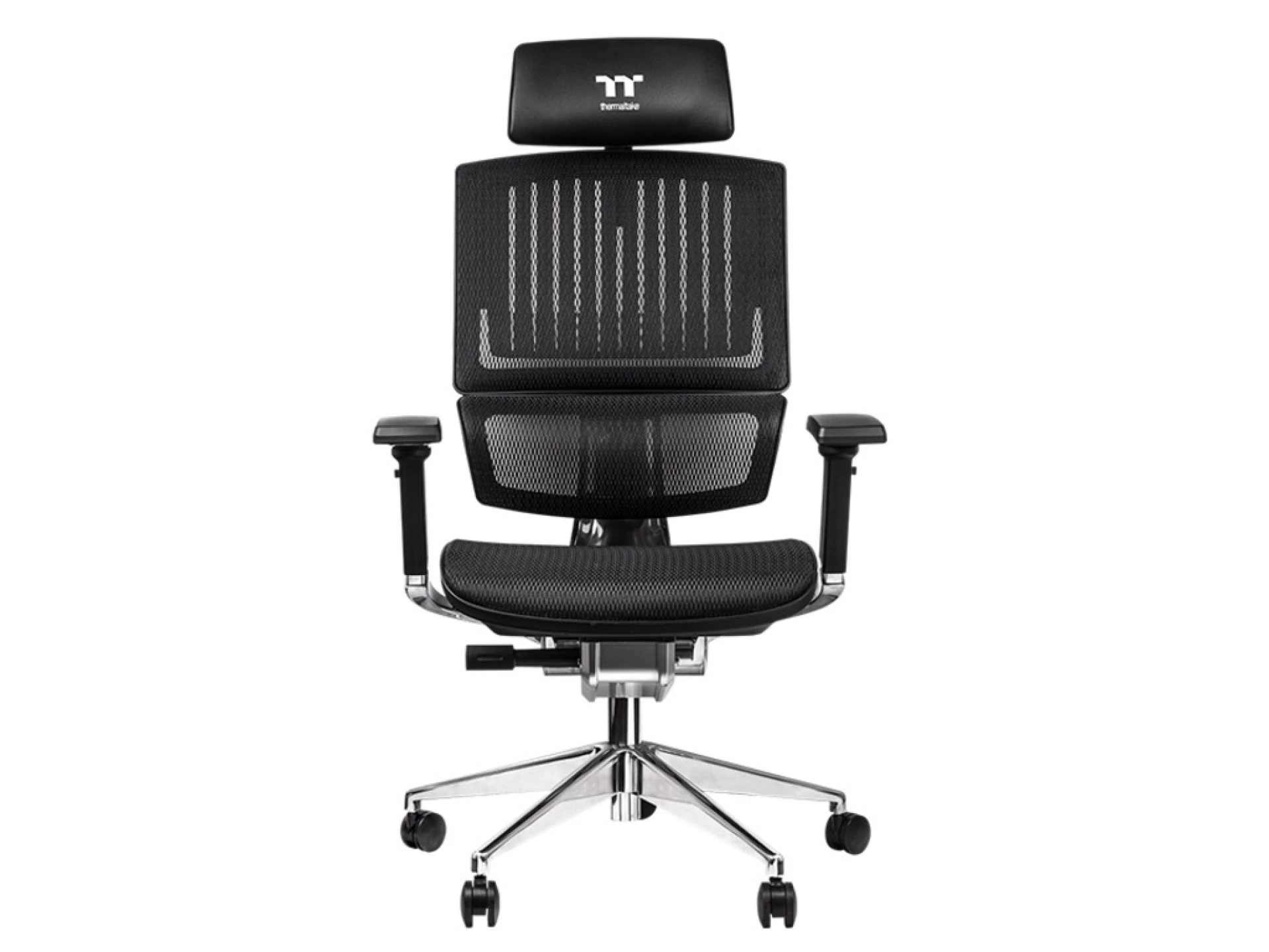 Thermaltake CyberChair E500Gaming stolica, Mesh/mrežasti,Crna boja, podesivi naslonjači za ruke