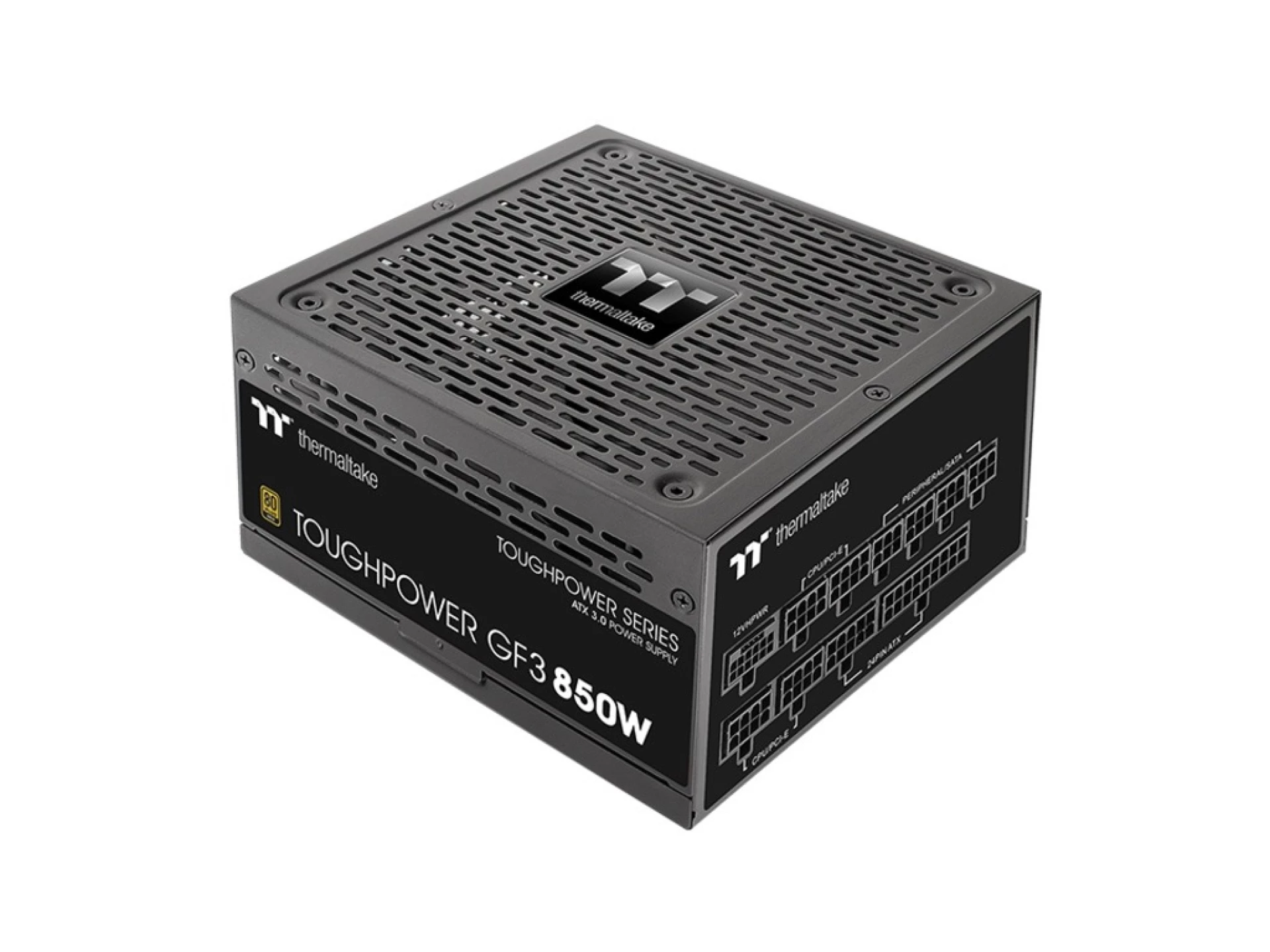 Thermaltake GF A3 850 PSUToughpower, ATX 3.0, PCIe 5.0, 80+ gold, fully modular
