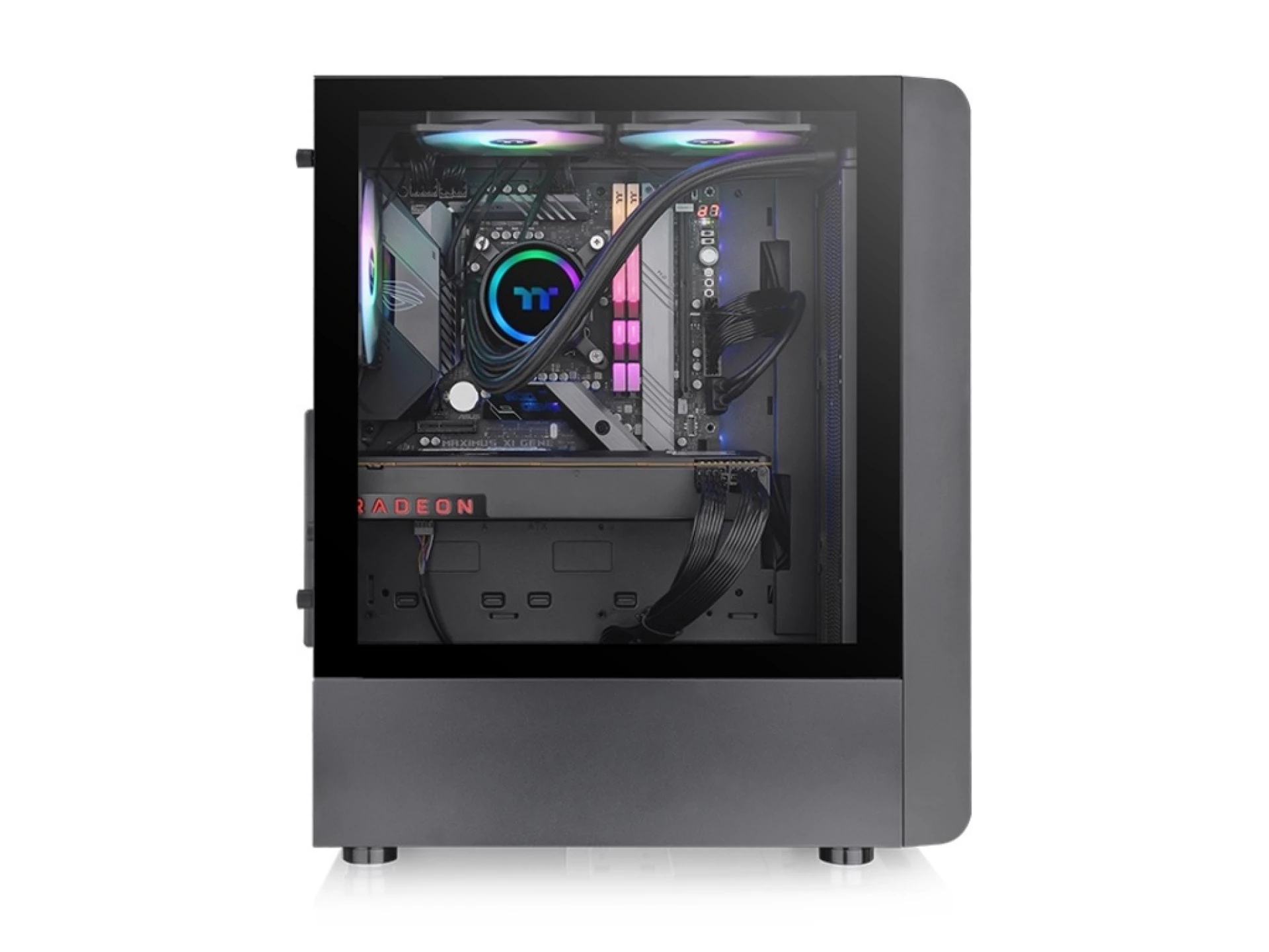 Thermaltake S200 TG ARGB Mid tower case, 3x ARGB 120mm Lite fan