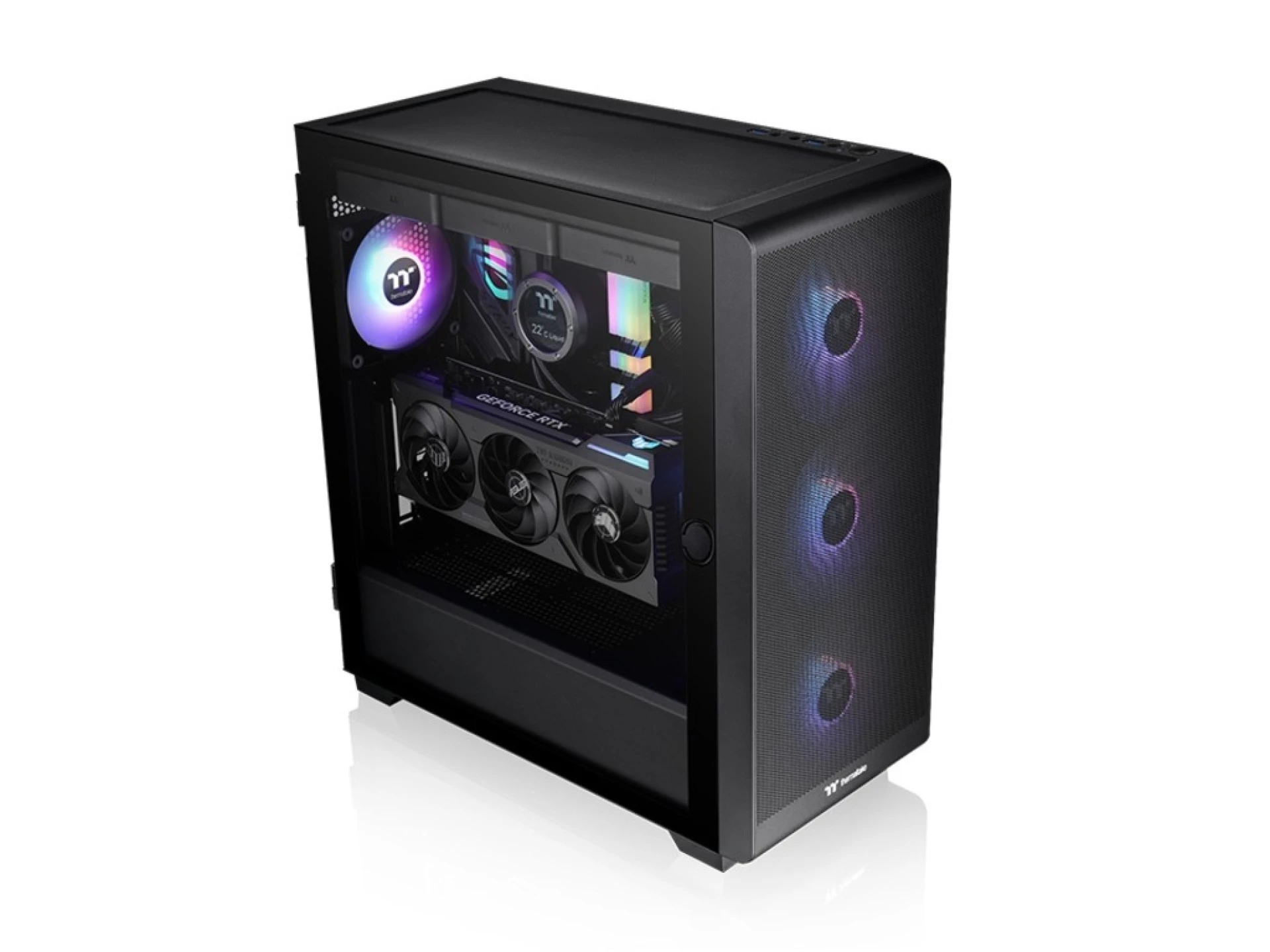 Thermaltake S250 TG ARGBMid tower case, tempered glass4x CT120 ARGB Sync Fans,Mesh front panel