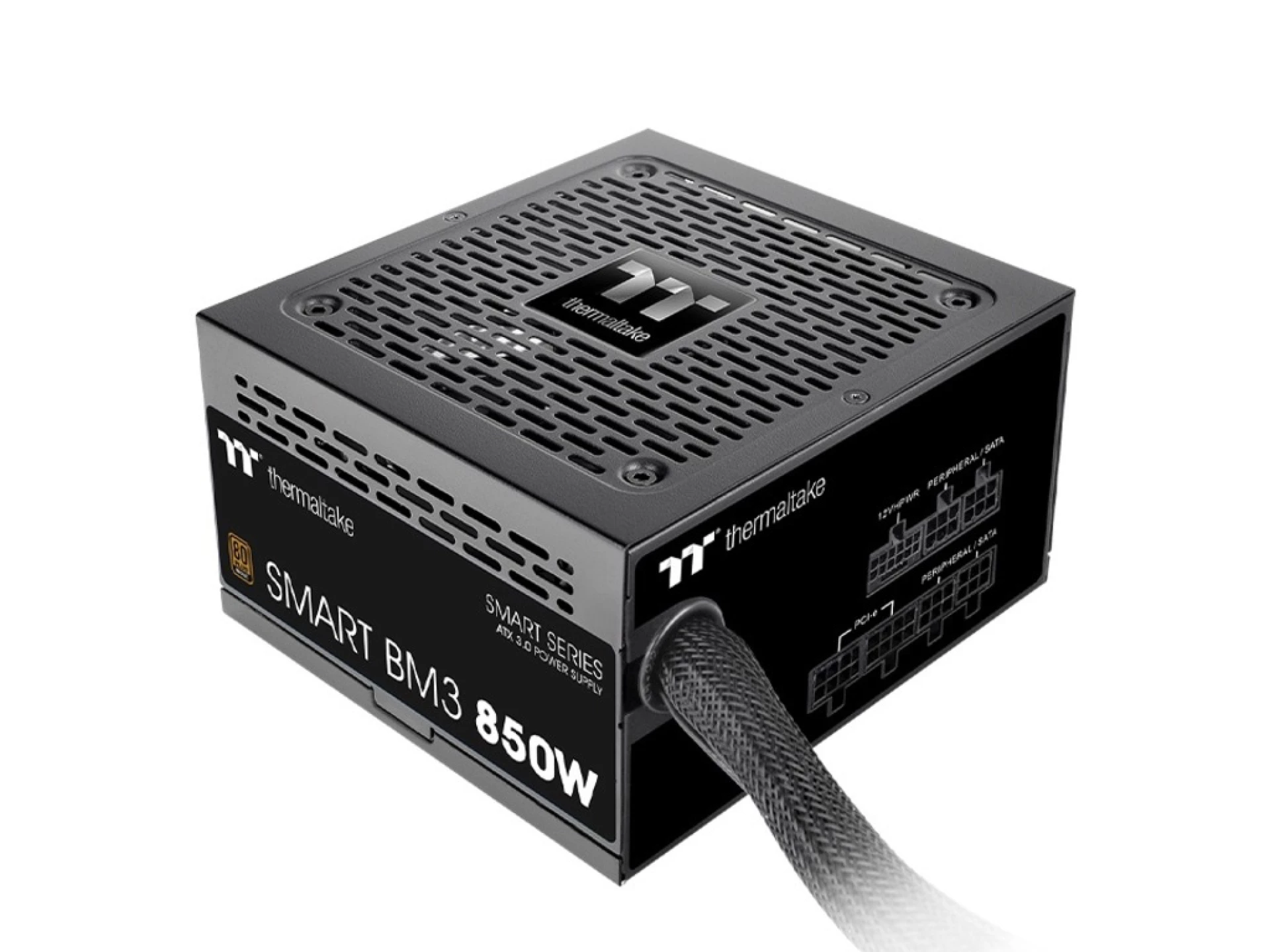 Thermaltake Smart BM3 850W PSU ATX 3.0, PCIe 5.0, 80+ bronze Semi modular