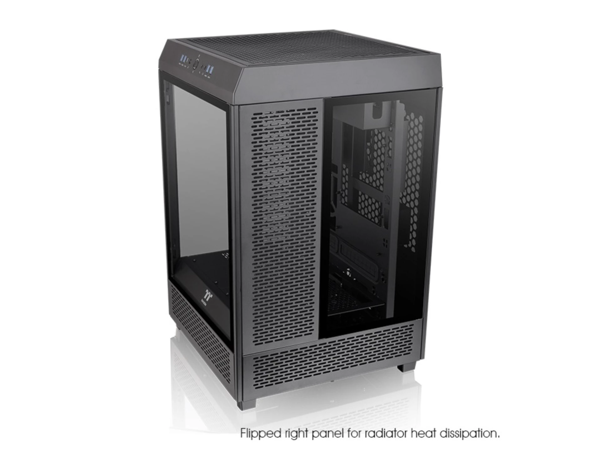 Thermaltake The Tower 500 Mid tower case, TG, 2x Standard 120mm fan