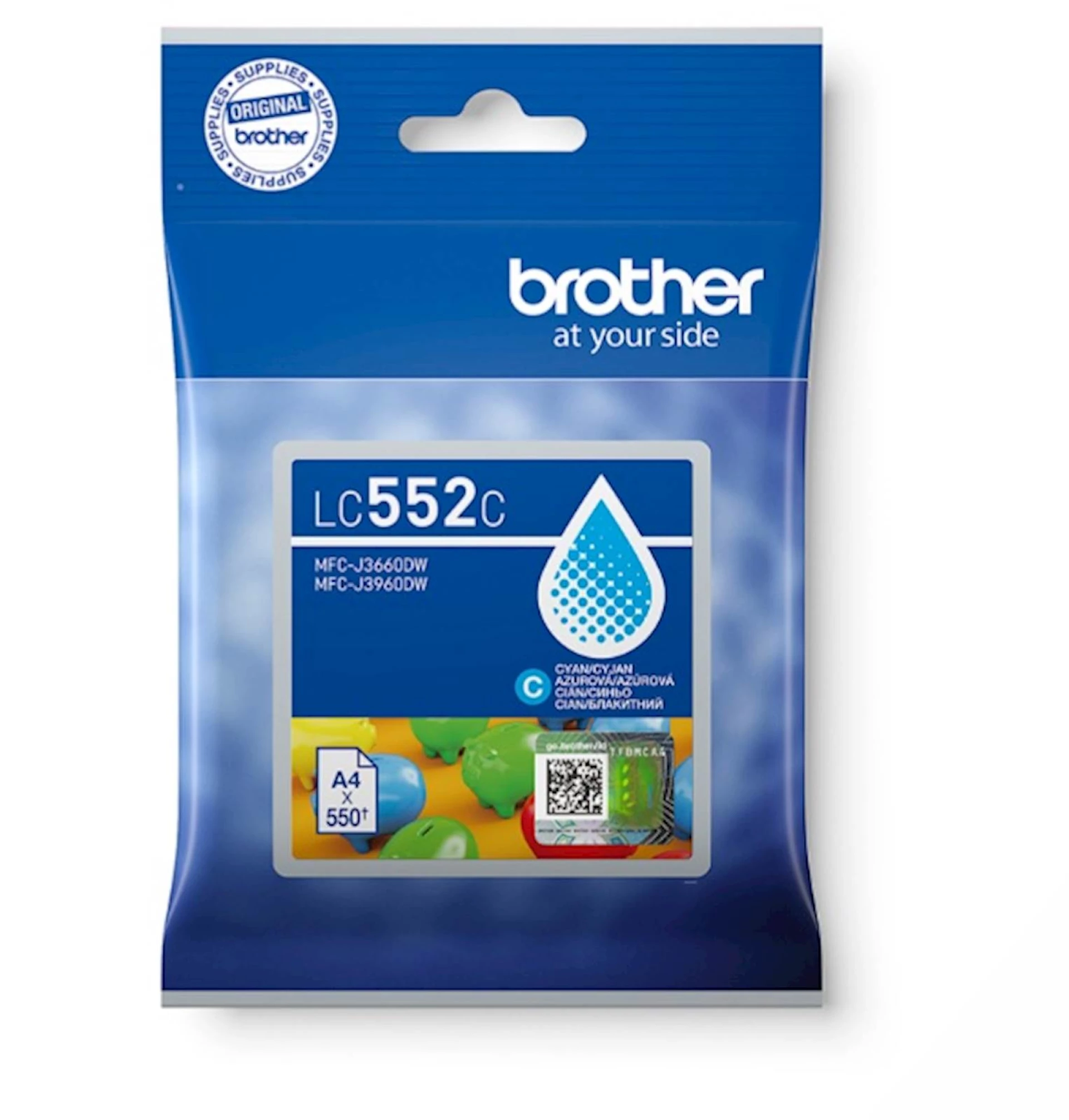 Tinta BROTHER LC552C