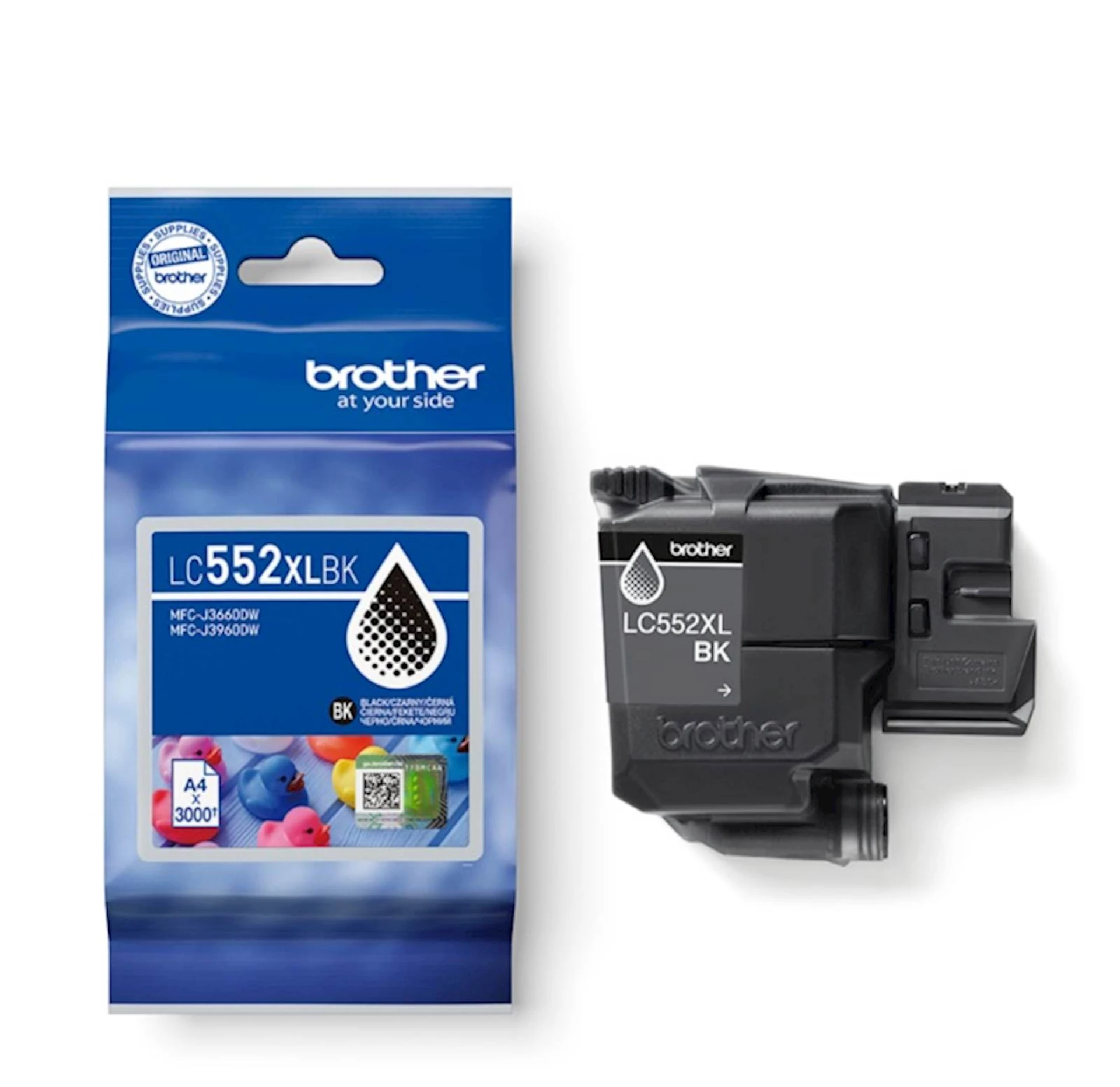 Tinta BROTHER LC552XLBK