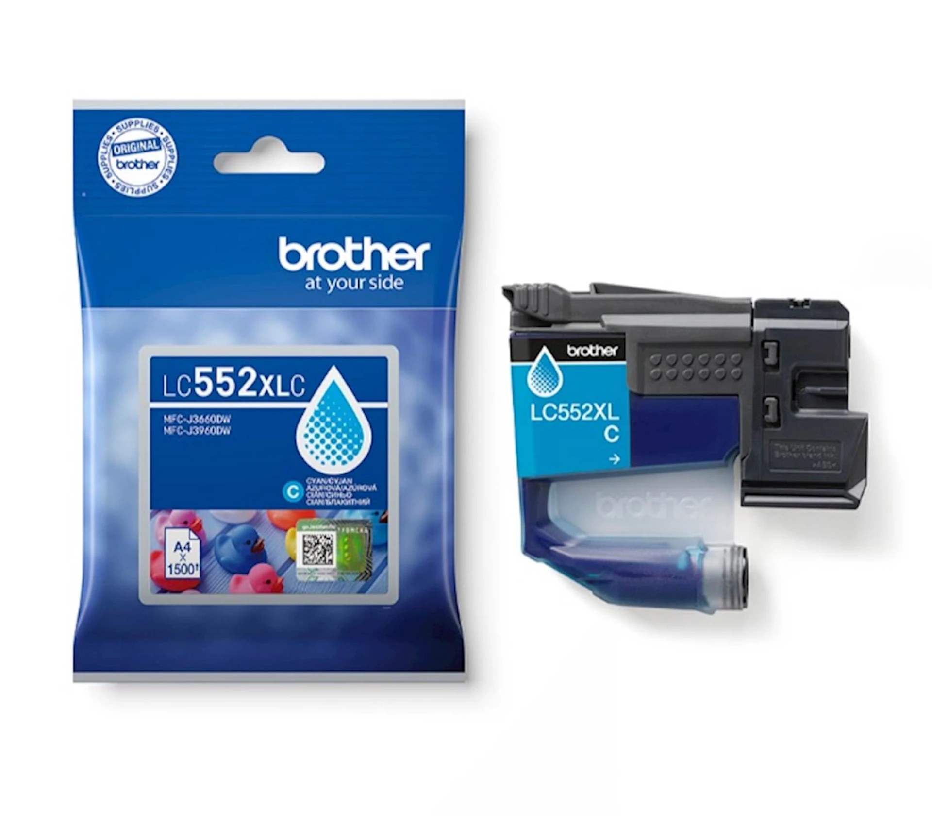 Tinta BROTHER LC552XLC