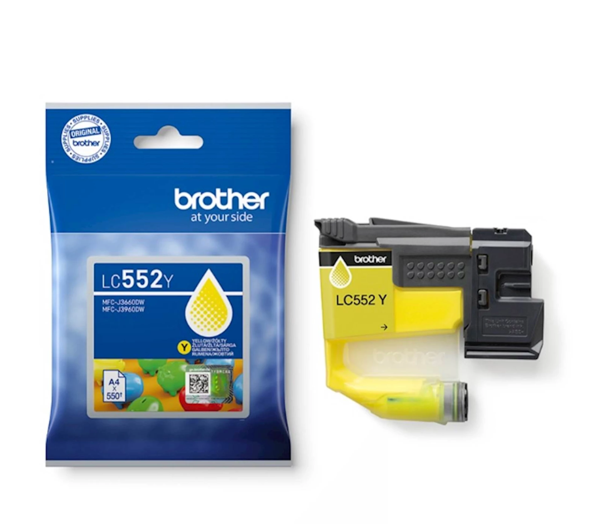 Tinta BROTHER LC552Y