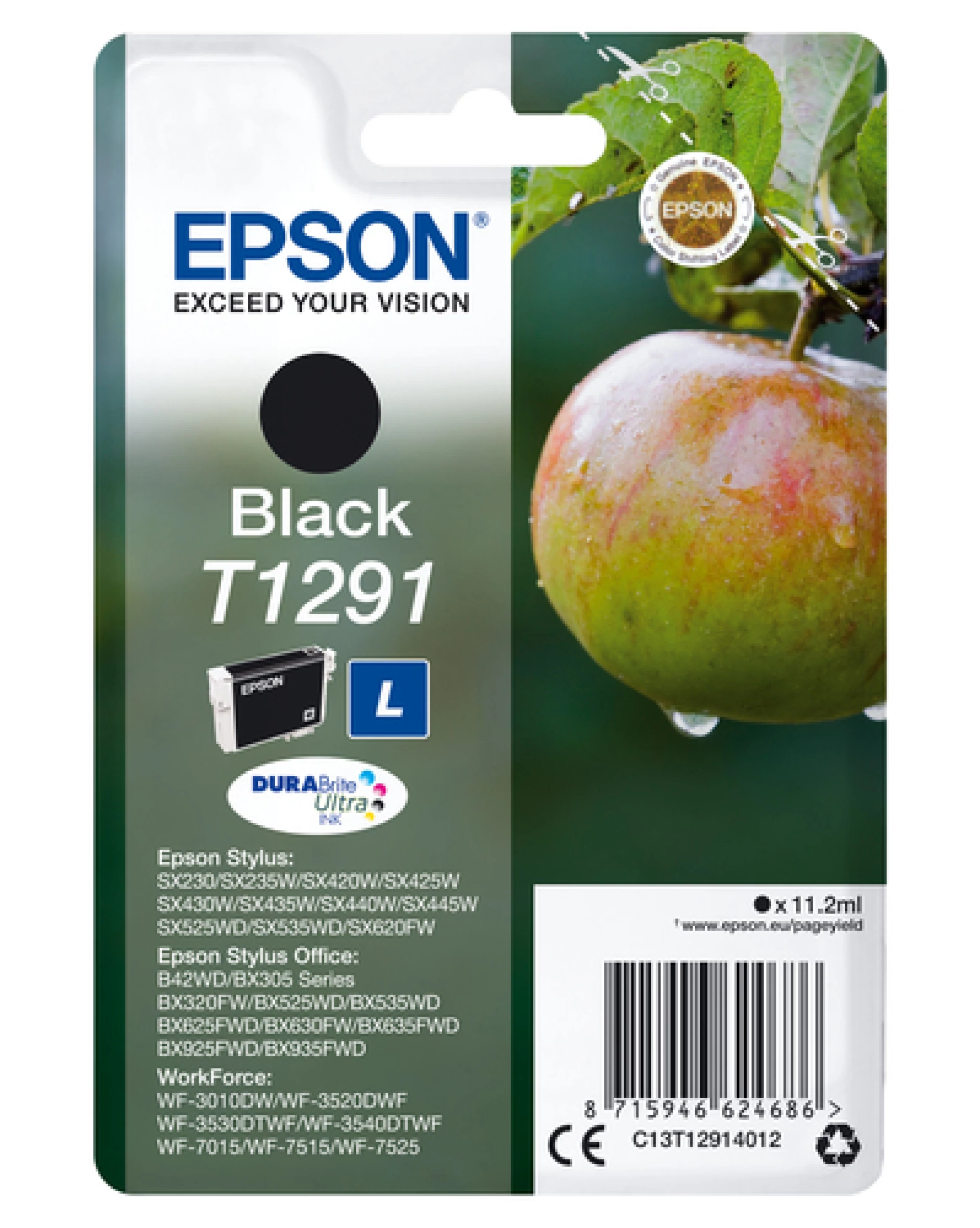 Tinta EPSON T1291 Black