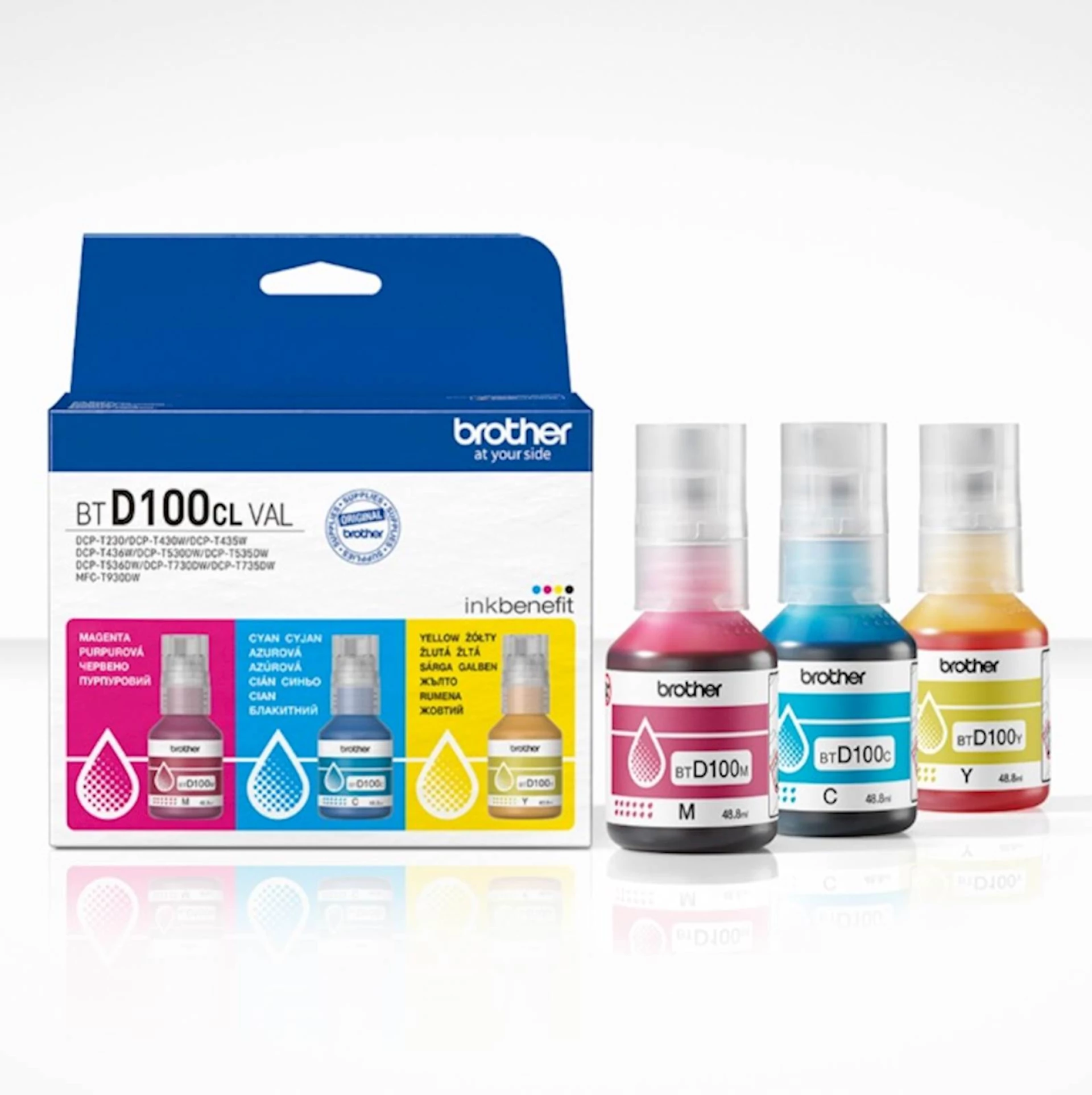 Tinte BROTHER BTD100CLVAL