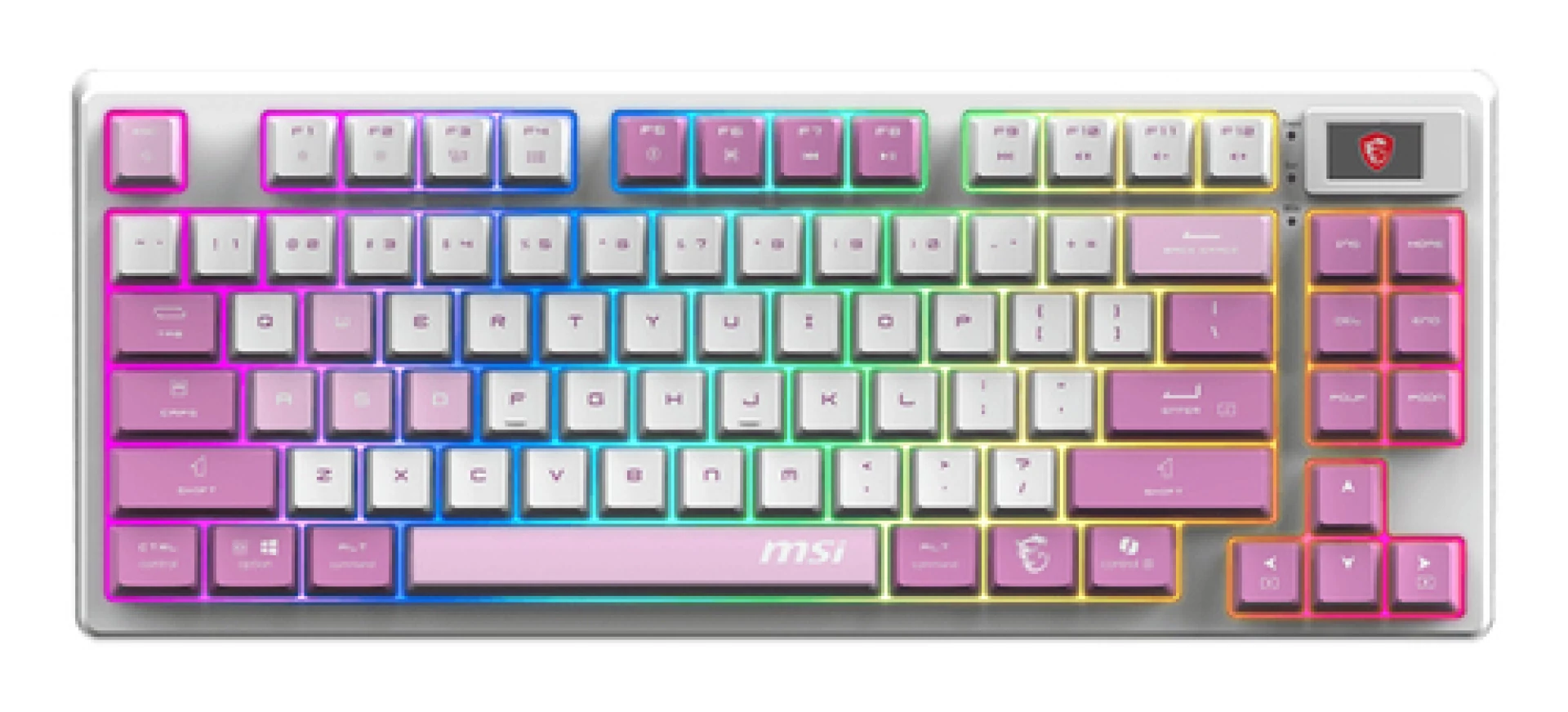 Tipkovnica MSI FORGE GK600 TKL W VIOLET US