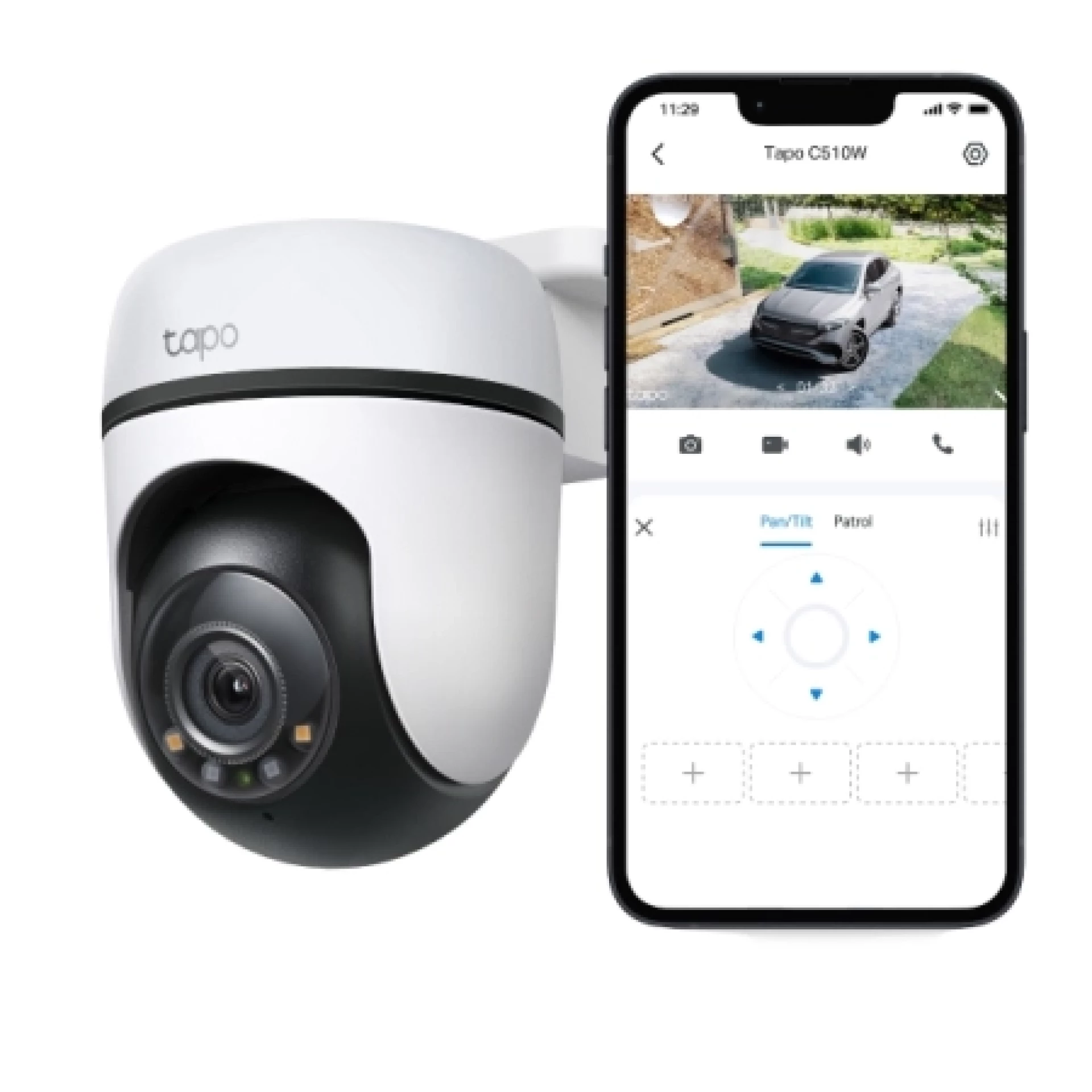 TP-Link Outdoor Pan/Tilt Wi-Fi Camera Tapo C510W
