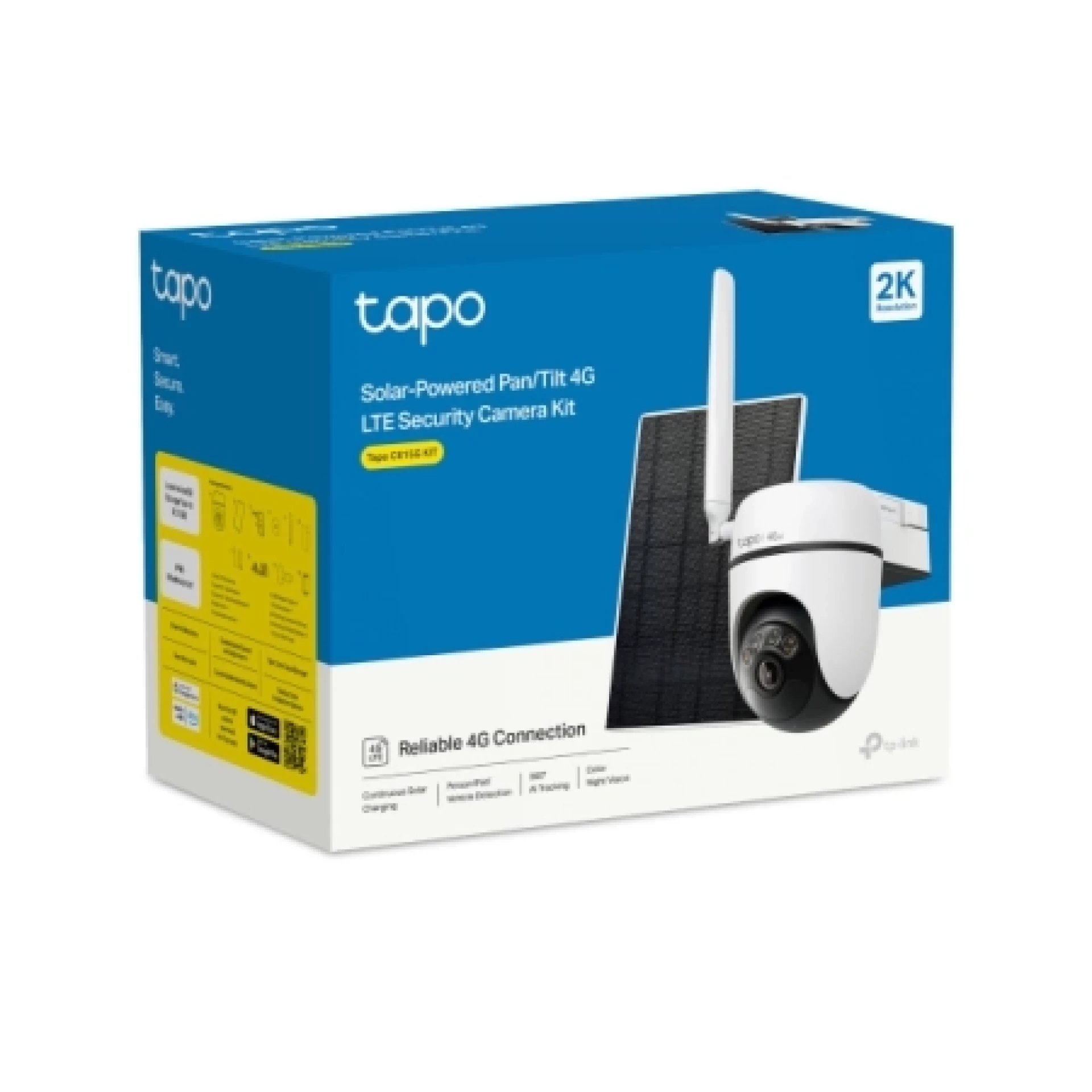 TP-Link Security Solar-Powered Pan/Tilt 4G LTE Camera Tapo C615G KIT