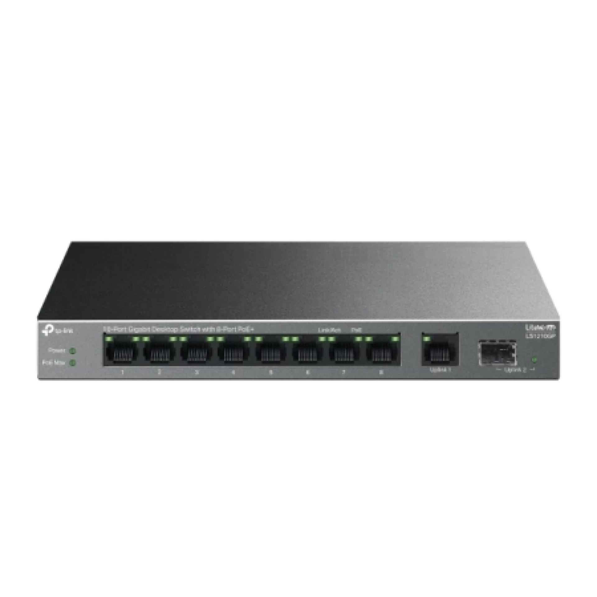 TP-Link TL-LS1210GP 10-Port Gigabit Switch 8-Port PoE+