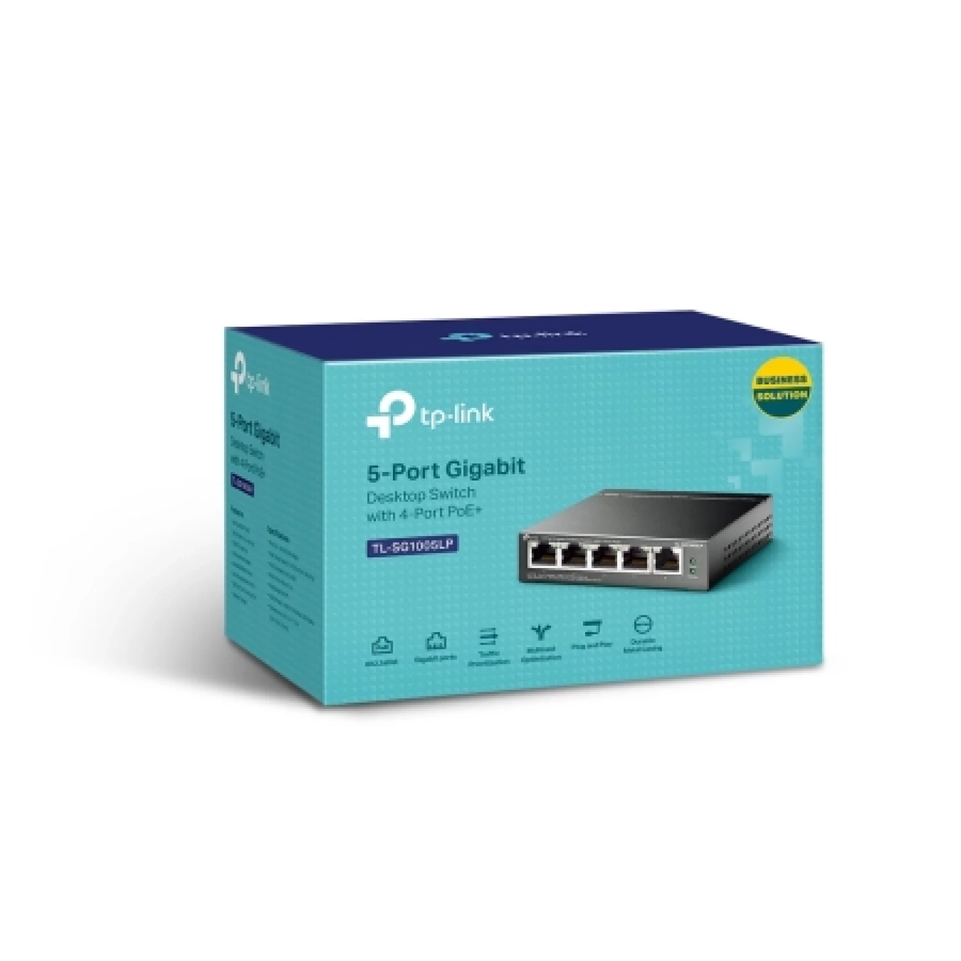 TP-Link TL-SG1005LP Switch 5-Port 10/100/1000Mbps with 4-Port PoE