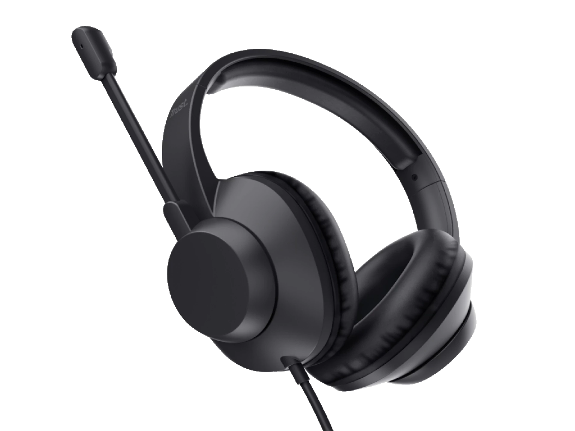 Trust Ayda MAX USB slušalice,over-head, žičane, USB-C,USB-A, stereo, crne