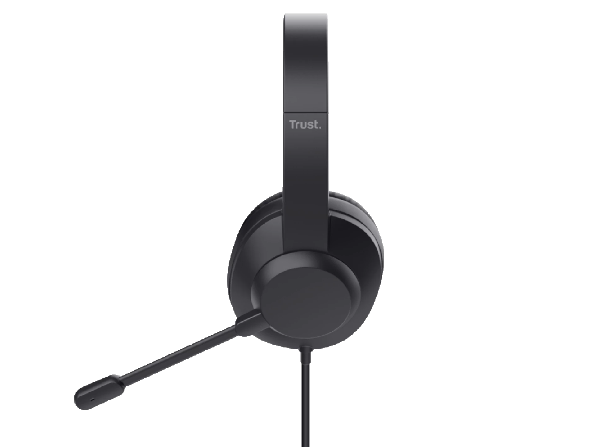 Trust Ayda MAX USB slušalice,over-head, žičane, USB-C,USB-A, stereo, crne