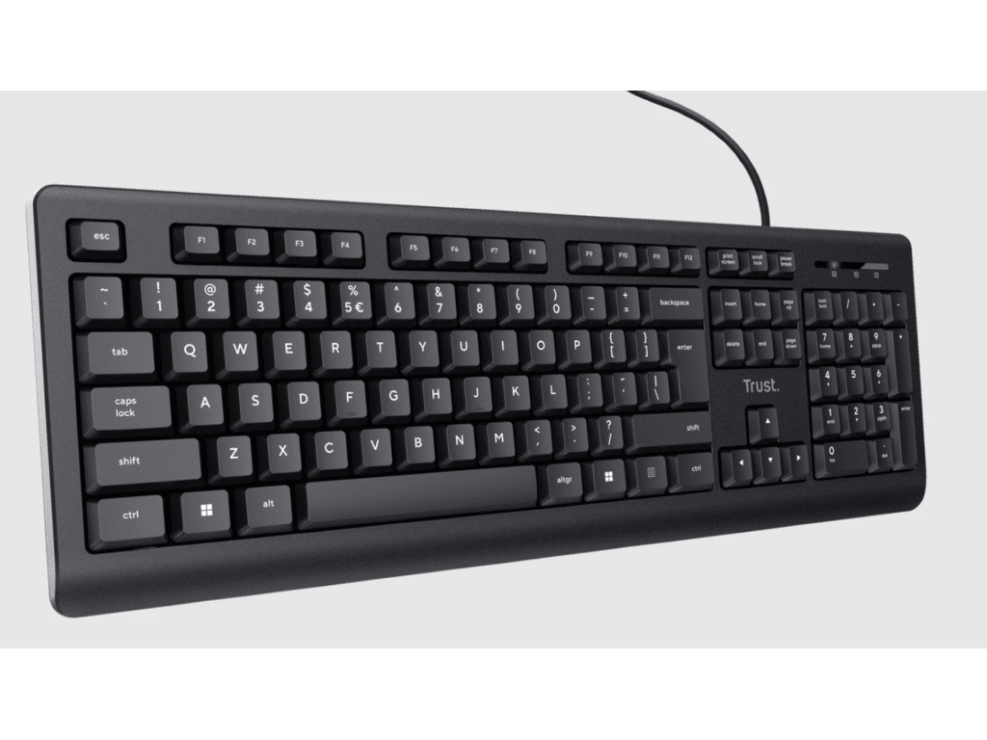Trust Basics žičana tastatura, US lokalizacija, spill resist
