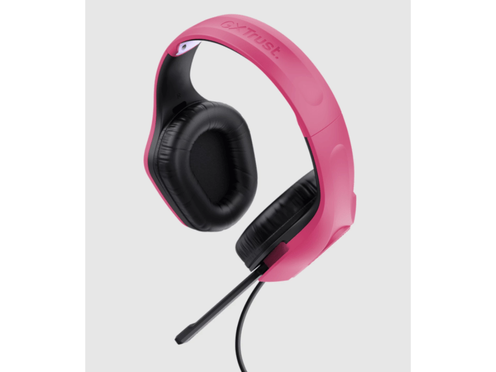 Trust GXT 415P Zirox gaming slušalice, žičane, pink, 200cm kabl, 3.5 mm, over-ear, mikrofon