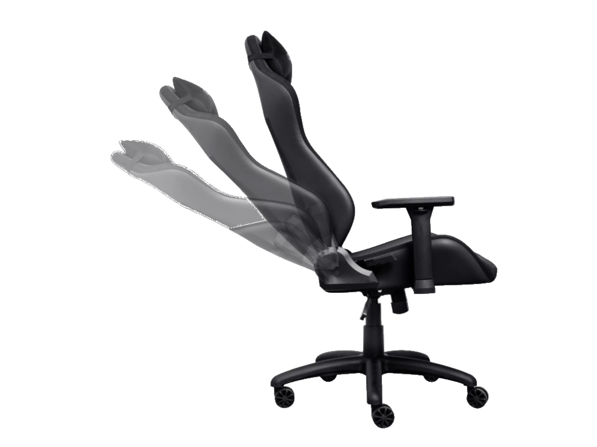 Trust GXT 714 gaming stolica RUYA, crna, udobna, podesiva, ergonomska, eco materijal