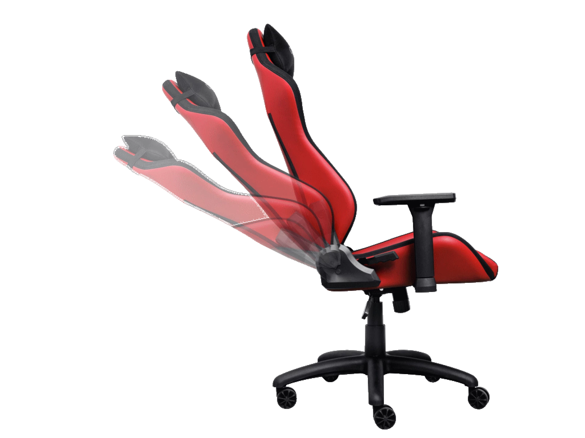 Trust GXT 714R gaming stolica RUYA, crvena, udobna, podesiv ergonomska, eko materijal