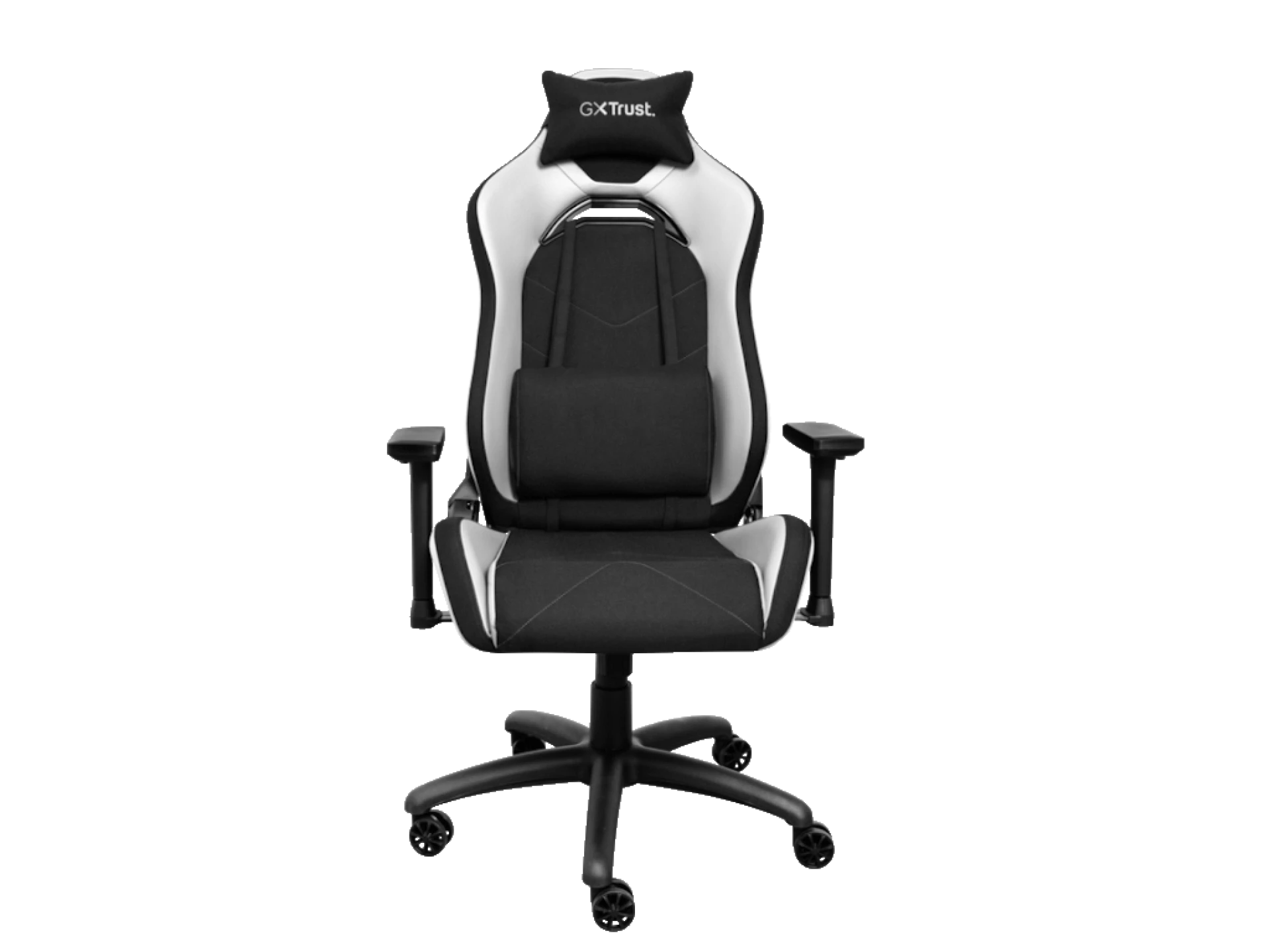 Trust GXT 714W gaming stolica RUYA, crno-bijela, udobna,podesiva, ergonomska, eko materijal