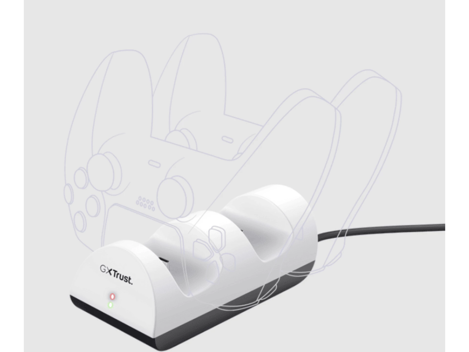 Trust GXT254 duo charge dockza PS5