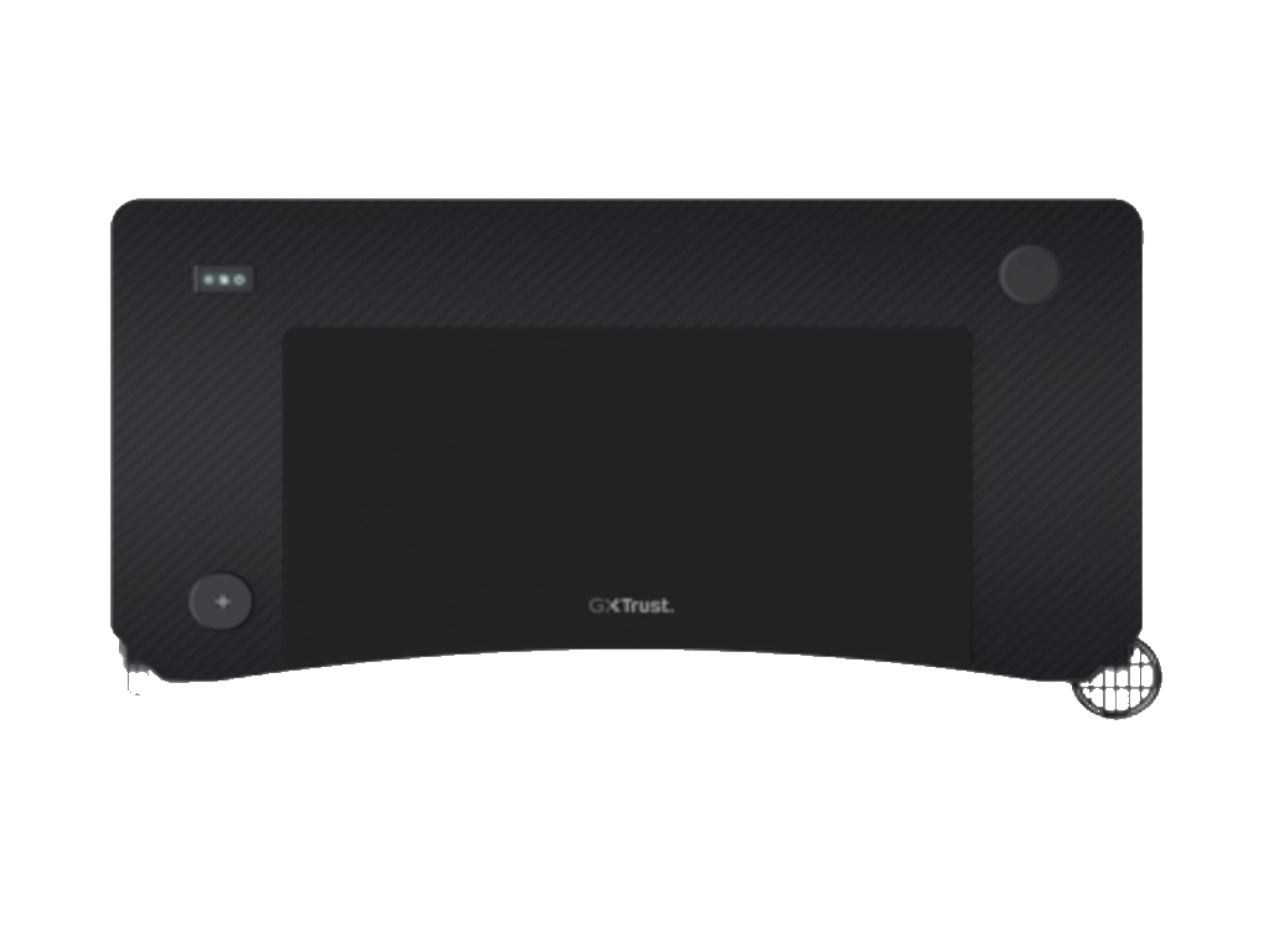 Trust GXT710 Luminus Pro RGBgaming sto, wireless punjač,120x60x74 cm, crni